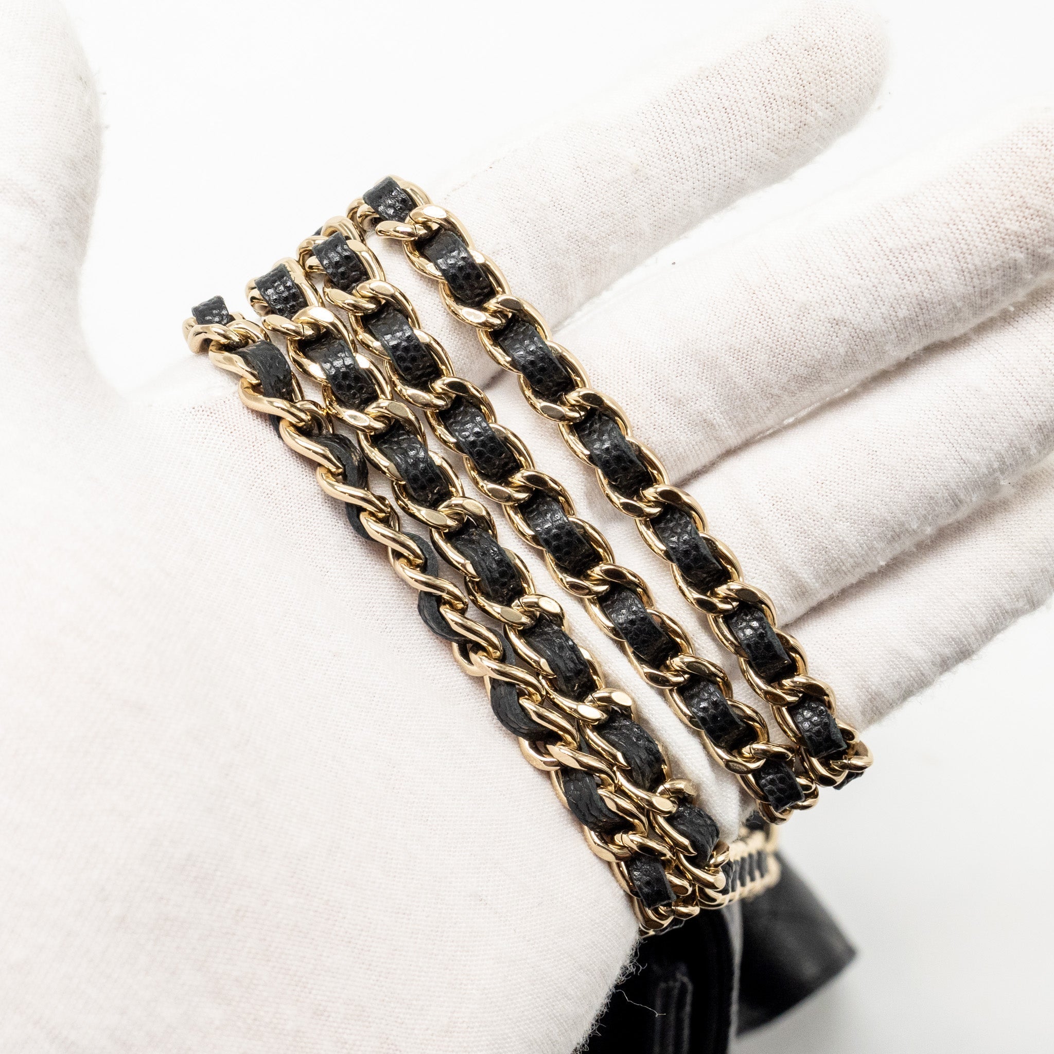 Chanel Classic Phone Clutch with Pouch on Chain Caviar Black L