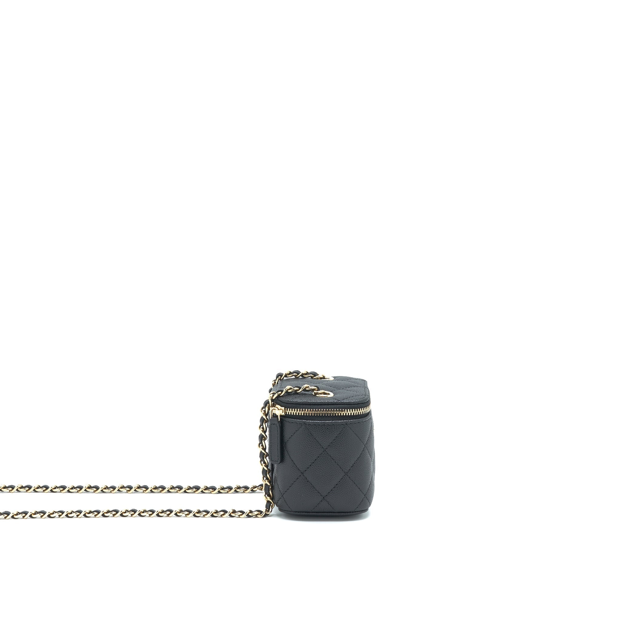 Chanel Mini Vanify Chain Caviar Black L
