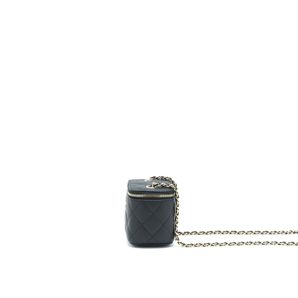 Chanel Mini Vanify Chain Caviar Black L