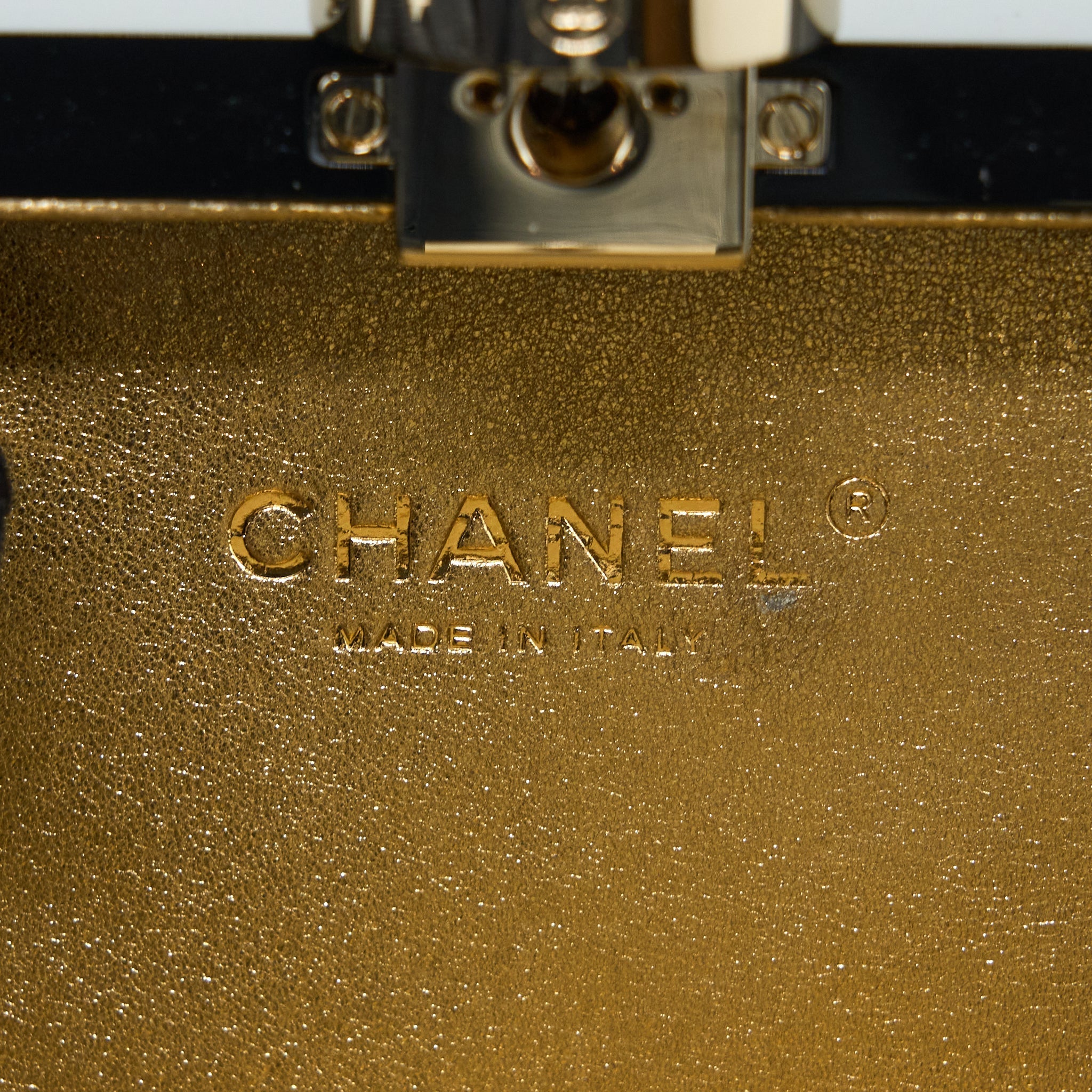 Chanel 17a Perfume Bottle Clutch Evening Bag L