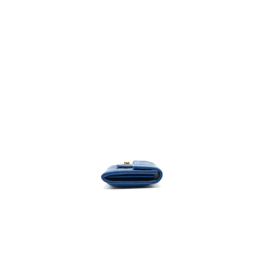Chanel Chevron 2.55 reissue  Holder Blue
