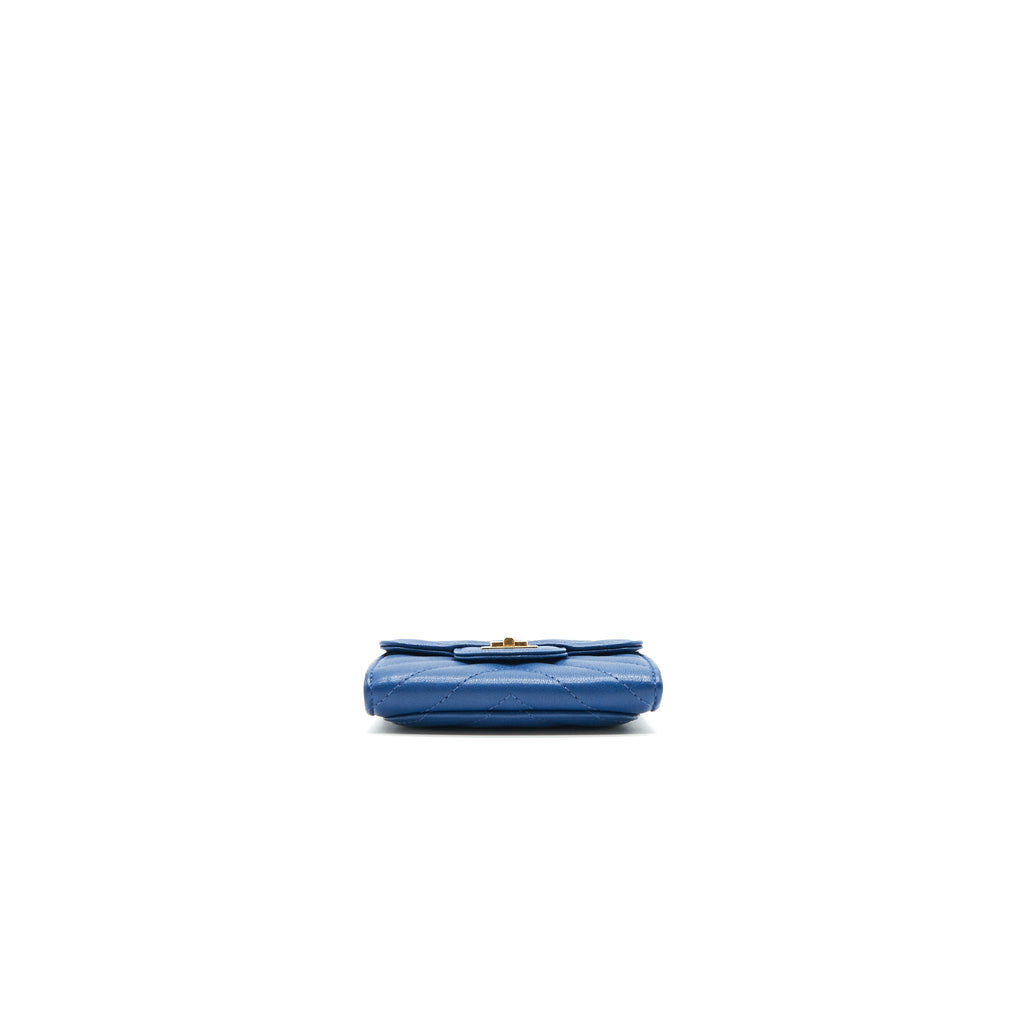 Chanel Chevron 2.55 reissue  Holder Blue