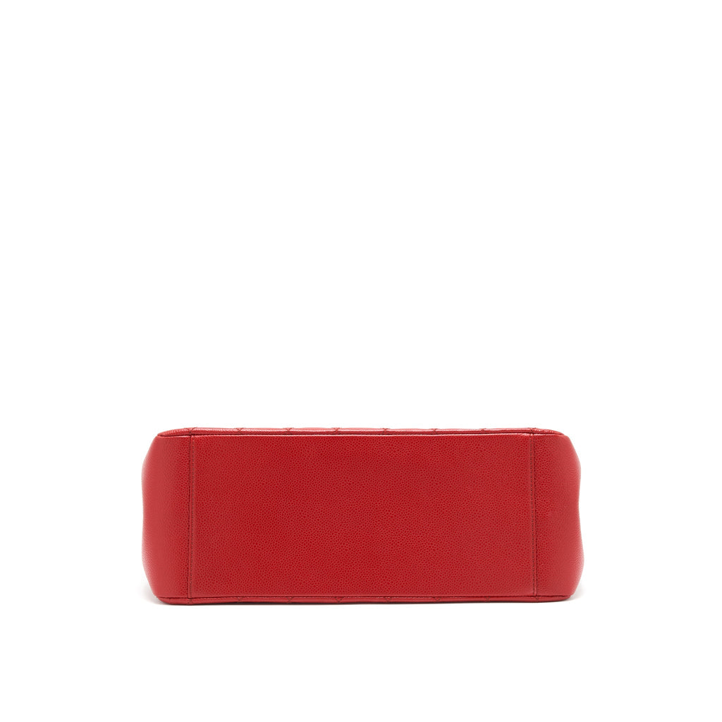 Chanel Grand Shopping Tote caviar Red with