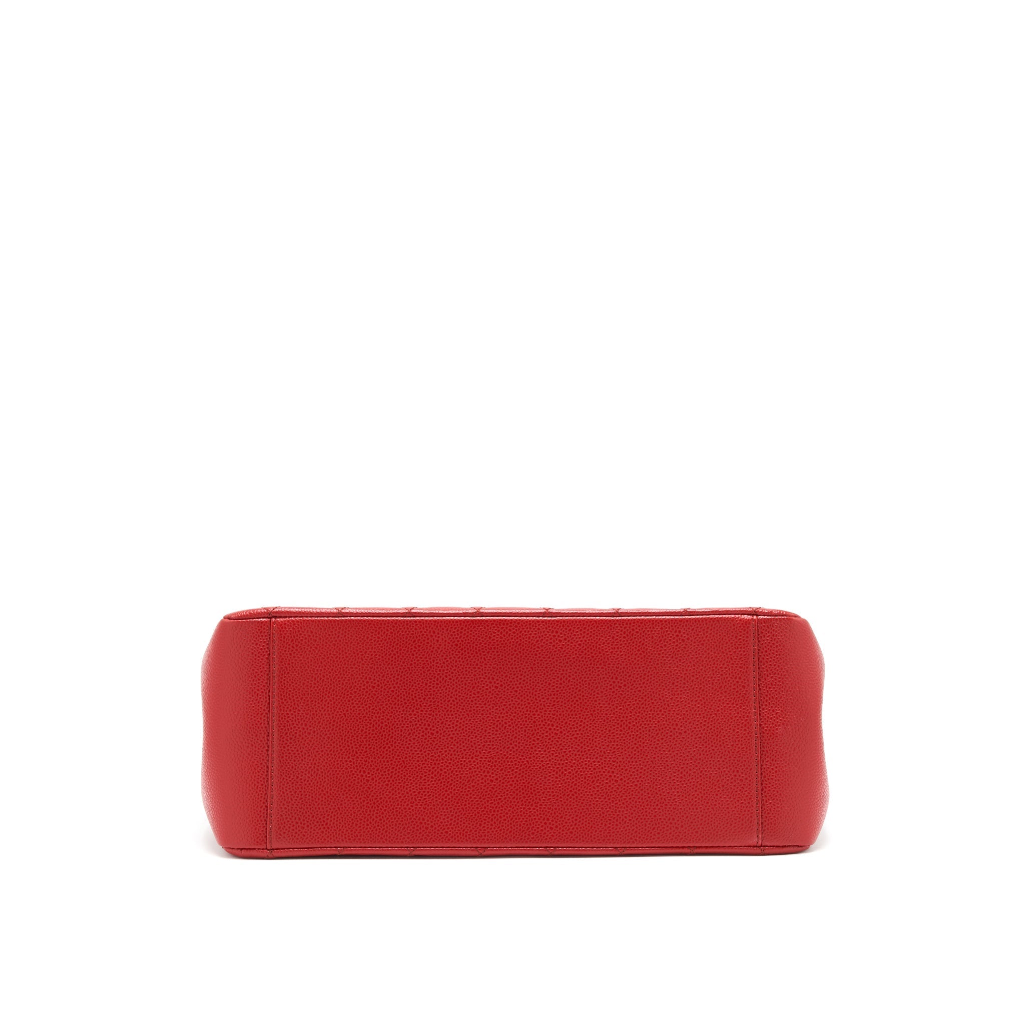 Chanel Grand Shopping Tote caviar Red with