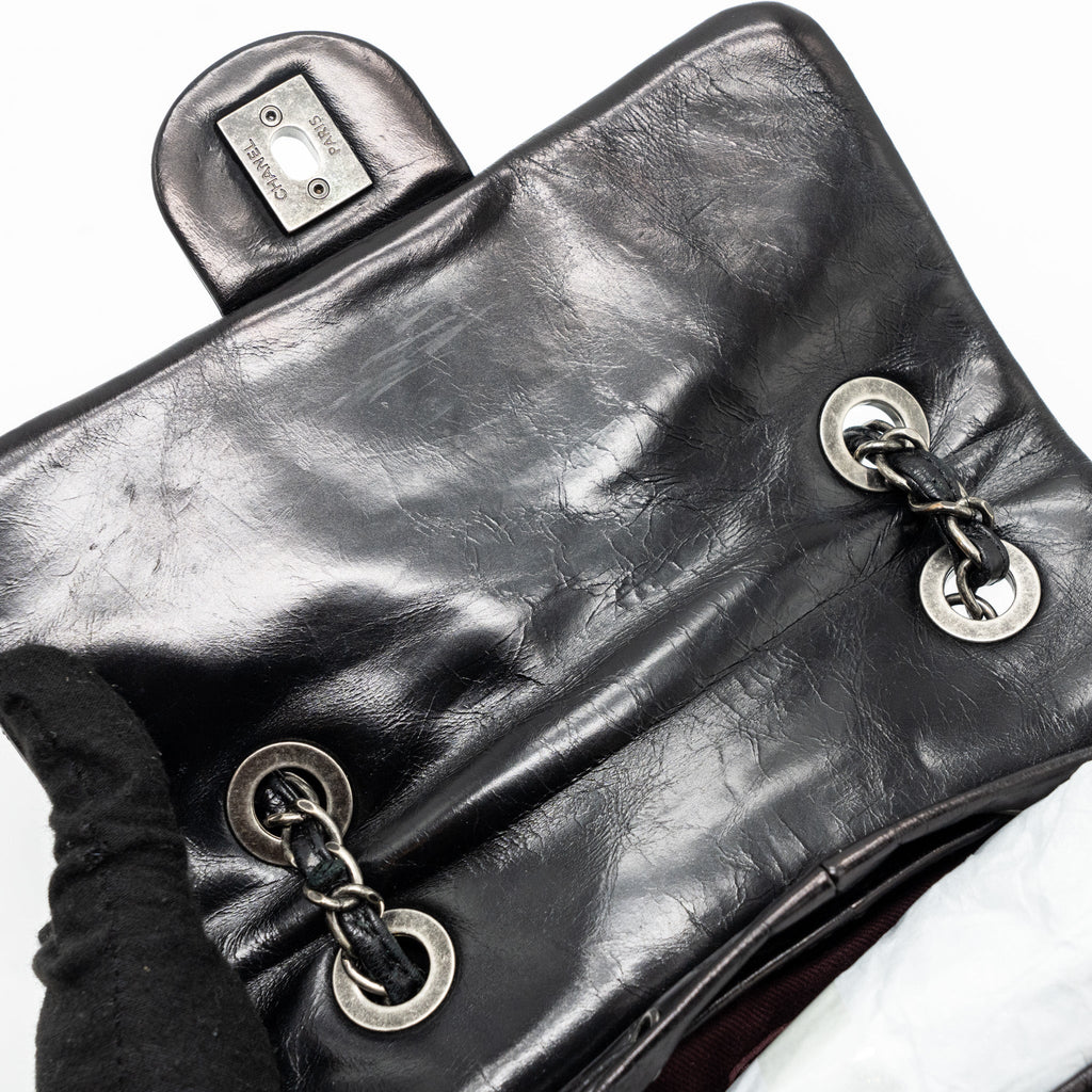 Chanel small mountain backpack quilted calfskin / shearling multicolour ruthenium hardware