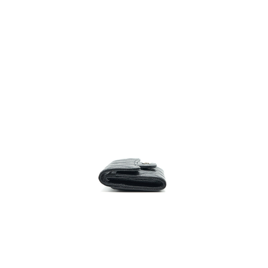 CHANEL Classic  Holder Caviar Black