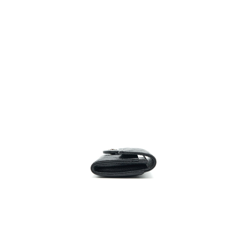 CHANEL Classic  Holder Caviar Black