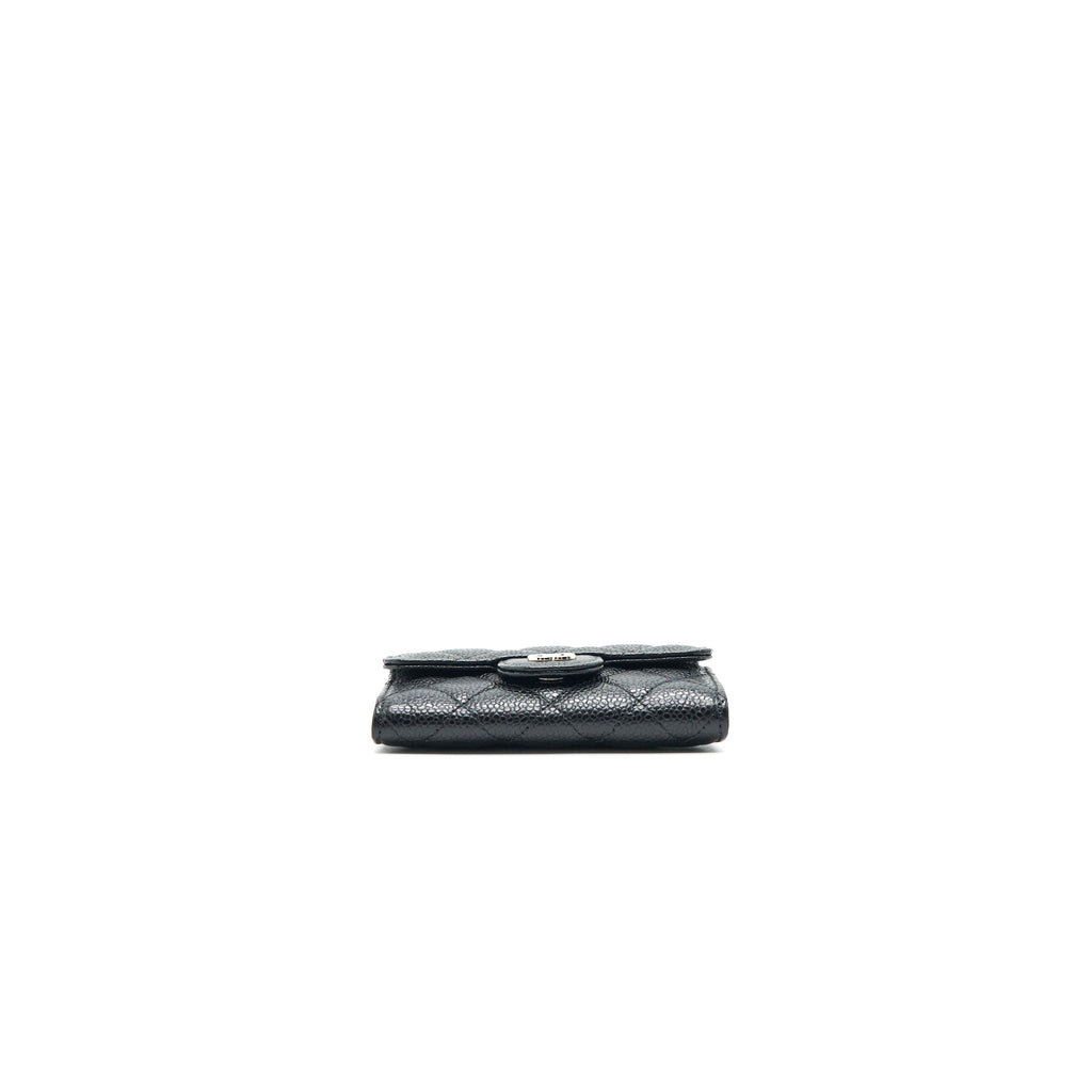 CHANEL Classic  Holder Caviar Black