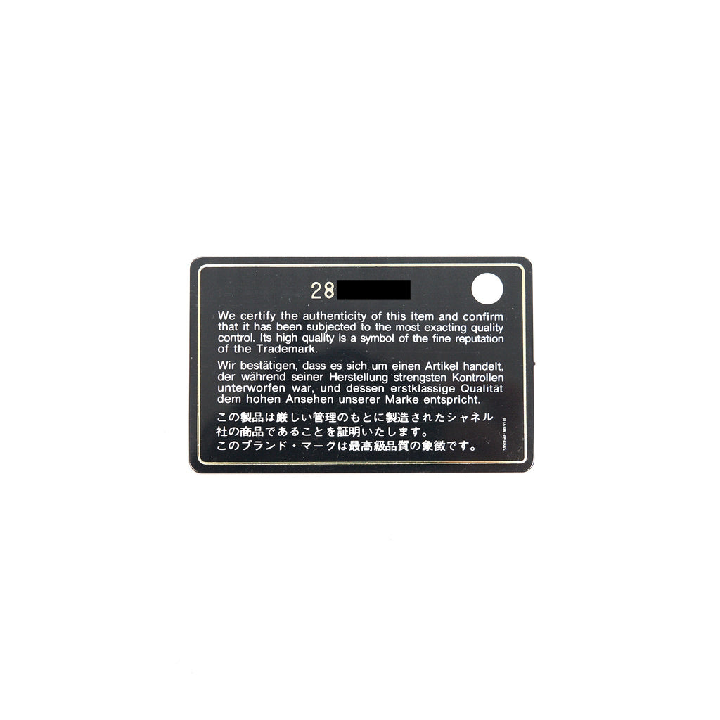 CHANEL Classic  Holder Caviar Black