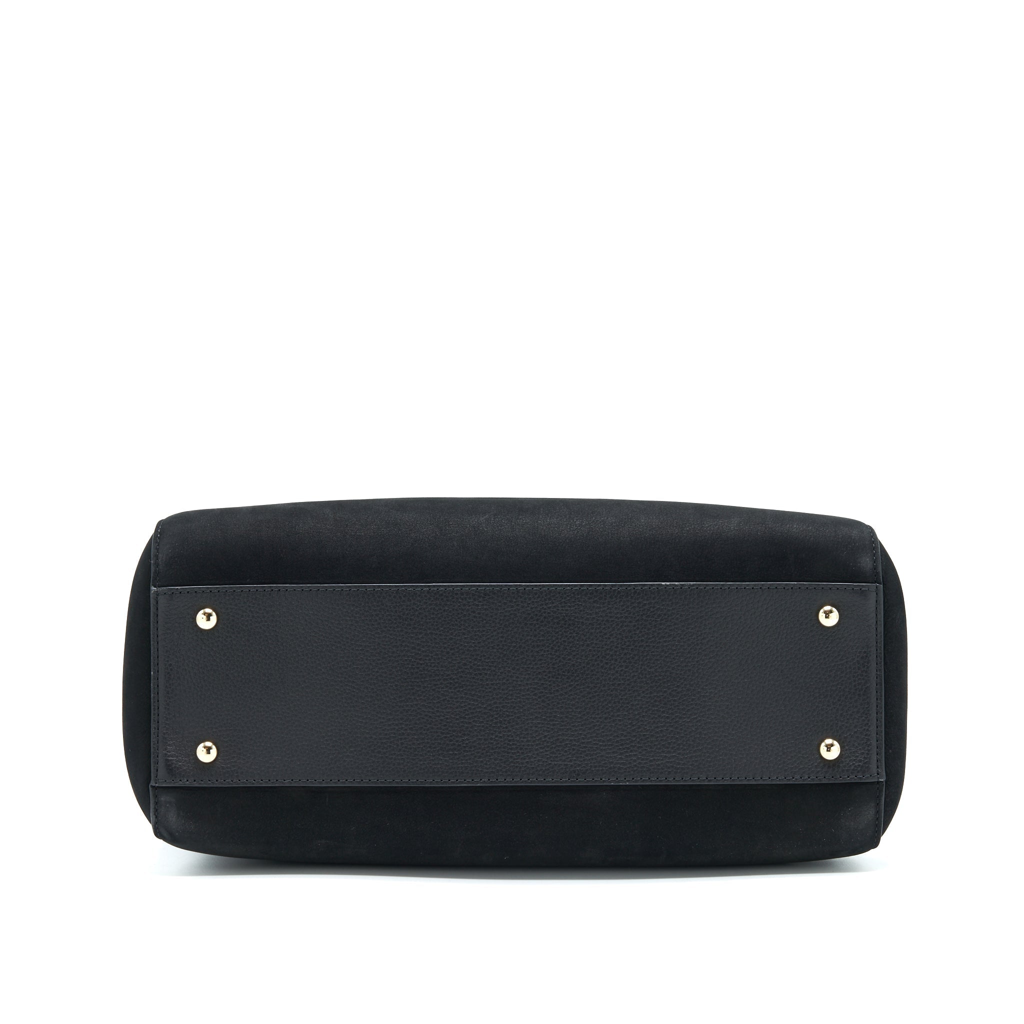 Chanel Suede Leather Tote Bag Black L