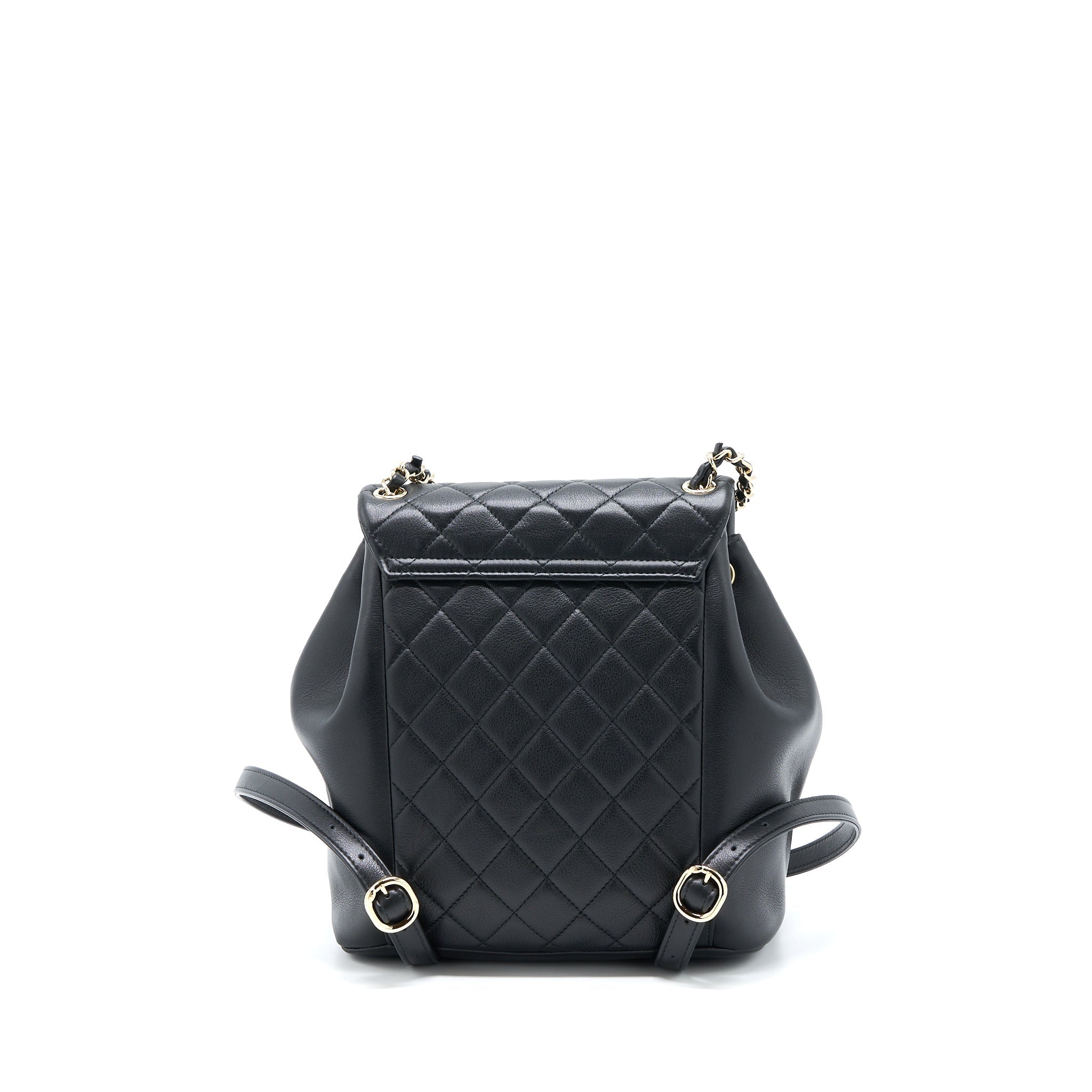 Chanel 23C Large Duma Backpack Calfskin Black L (Microchip)