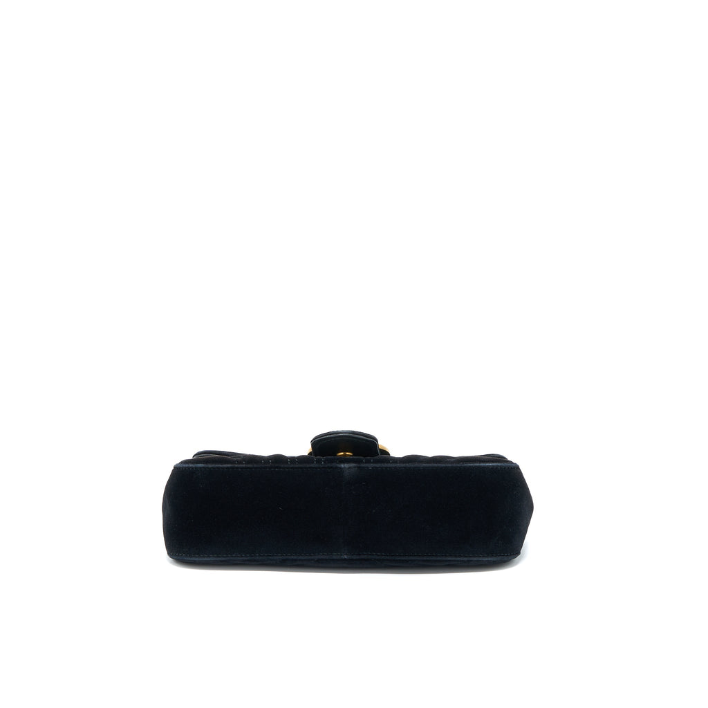 Gucci Mini Marmont Velvet Black