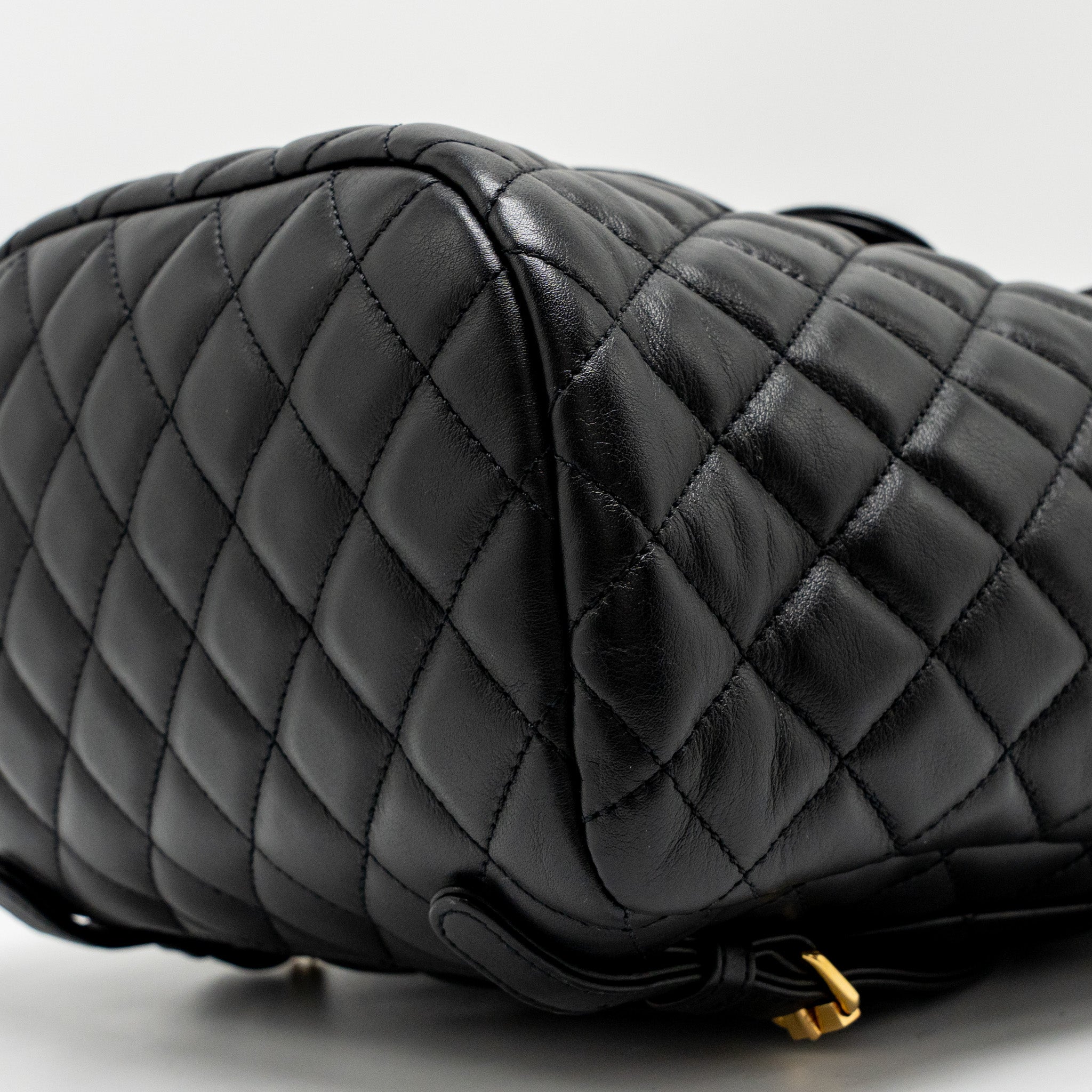 Chanel Urban Spirit Flap Backpack Lambskin Black