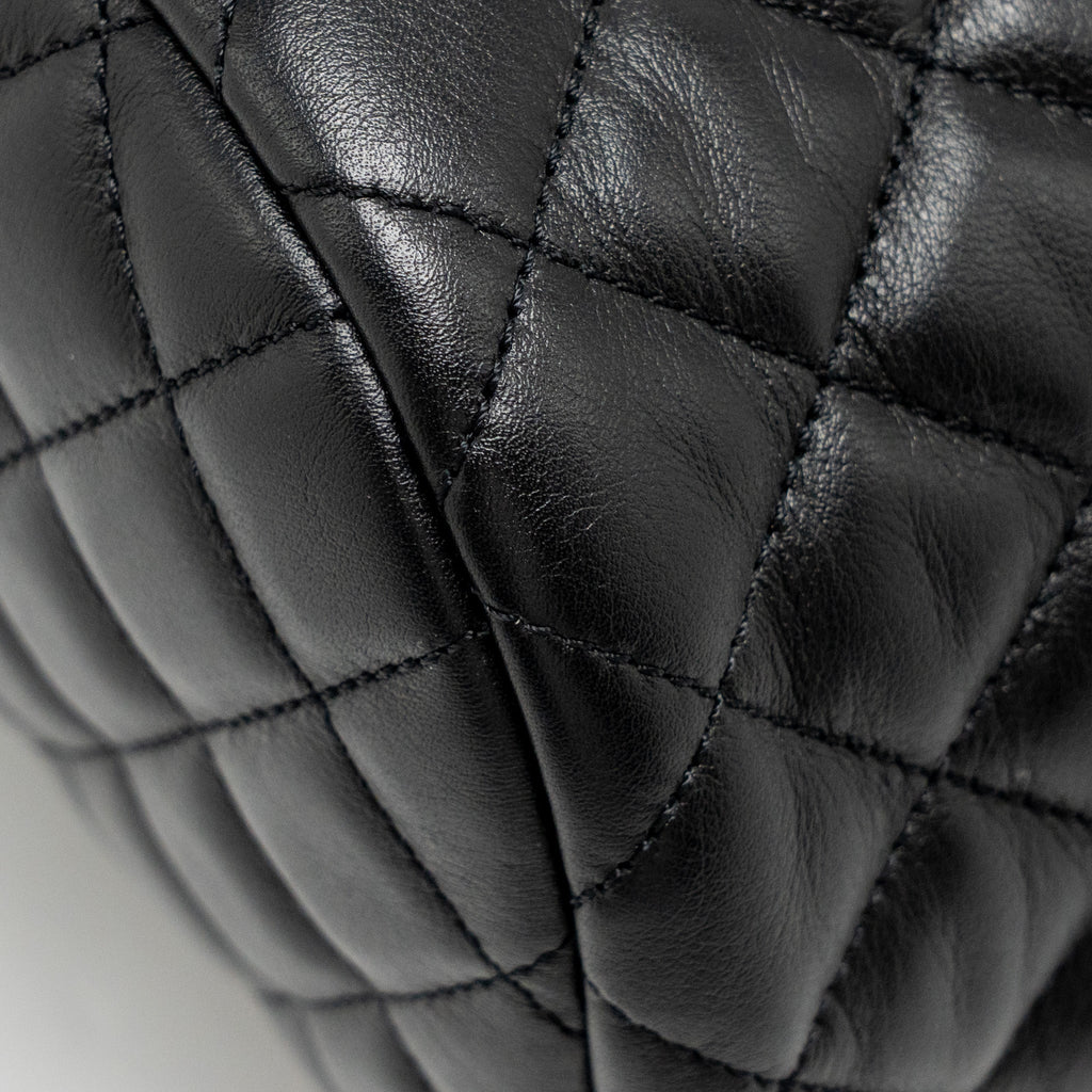 Chanel Urban Spirit Flap Backpack Lambskin Black