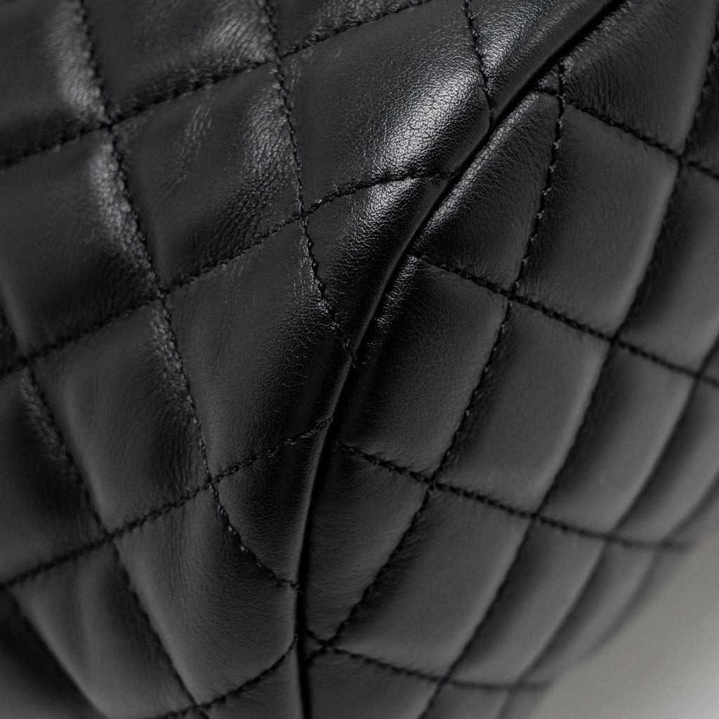 Chanel Urban Spirit Flap Backpack Lambskin Black