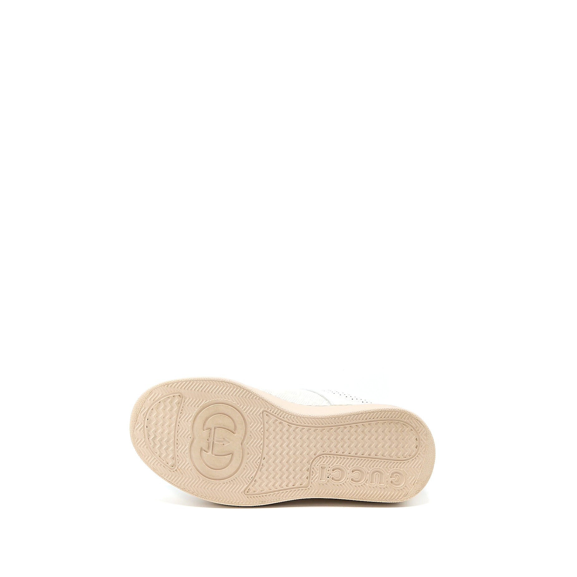 Gucci Size 36 Women�s GG Embossed Sneaker White/Pink