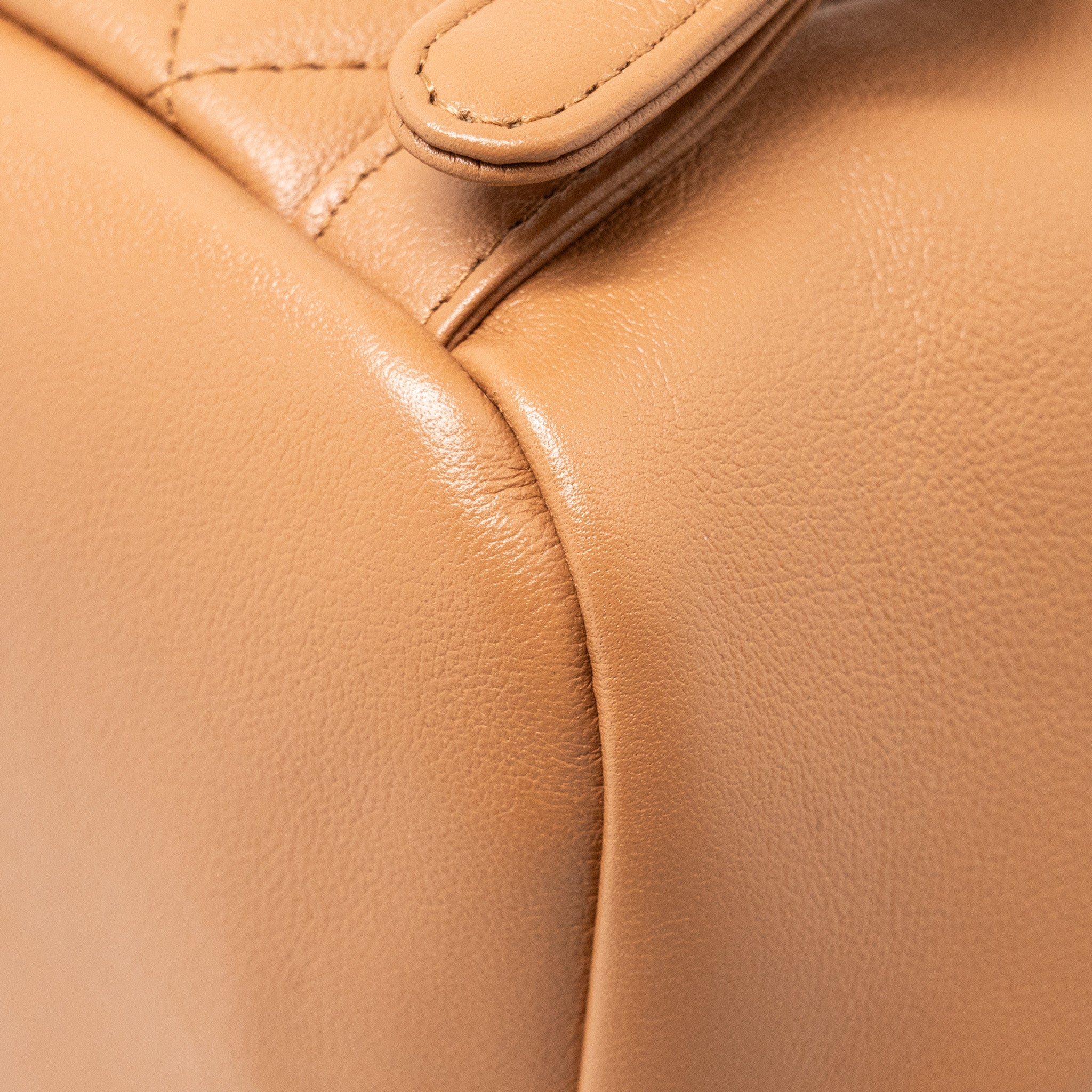 Chanel 24p Mini Duma Backpack Calfskin Caramel L(microchip)