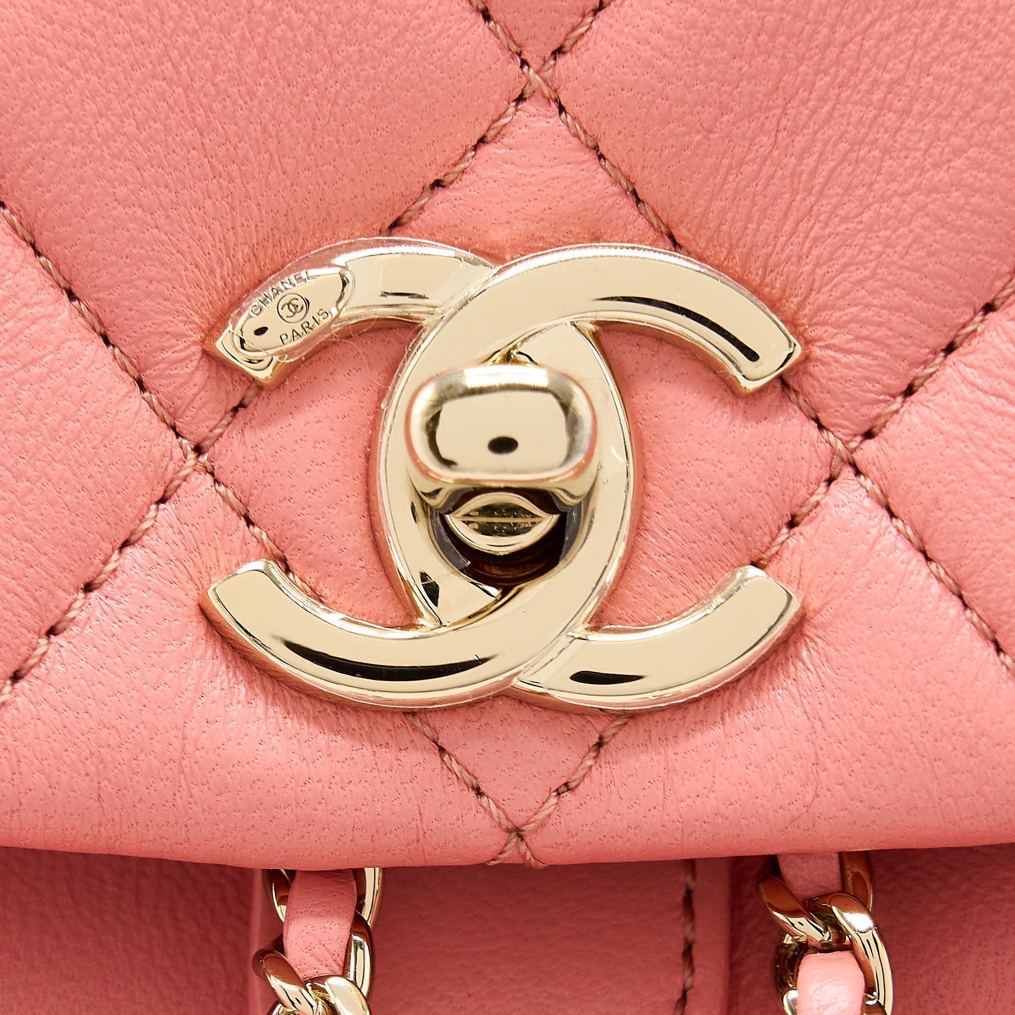 Chanel Duma Mini Backpack Lambskin Pink L(Microchip)