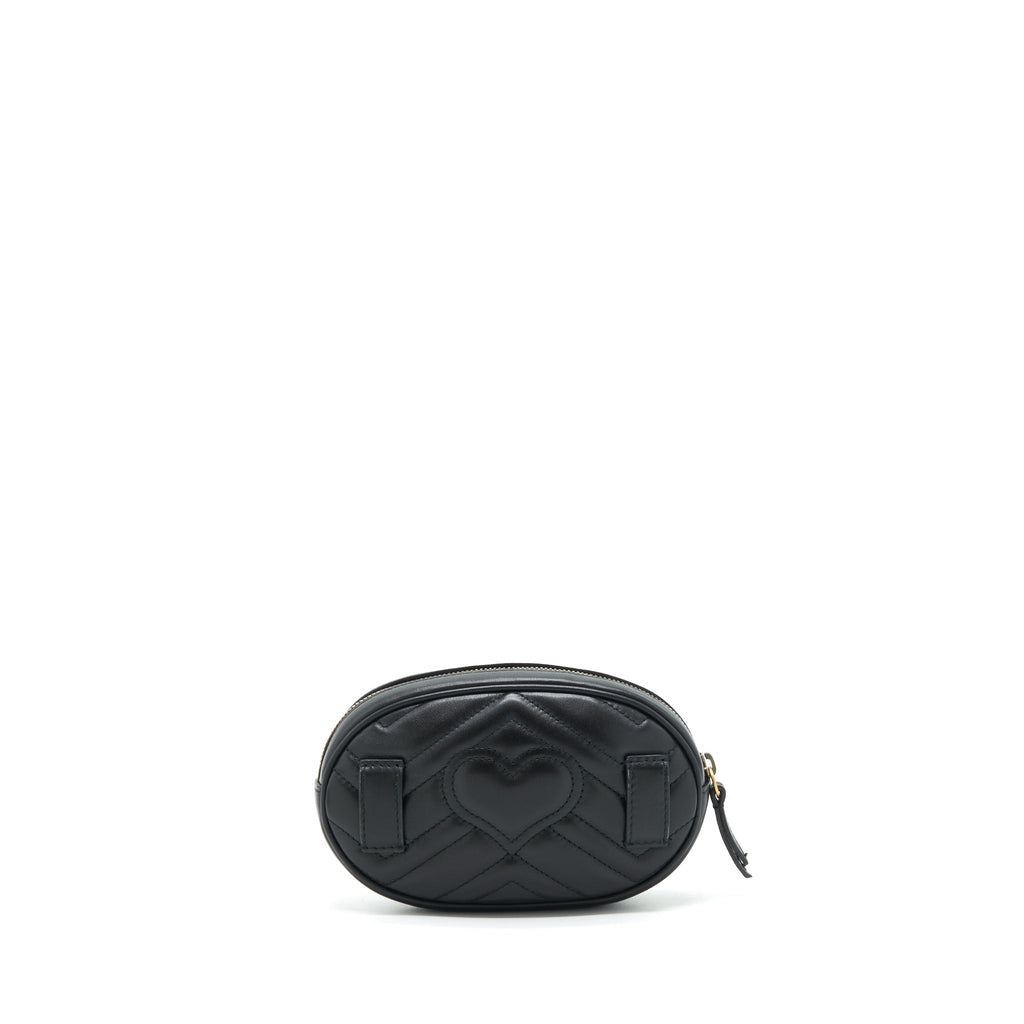 Gucci GG Marmont Matelasse Belt Bag Black