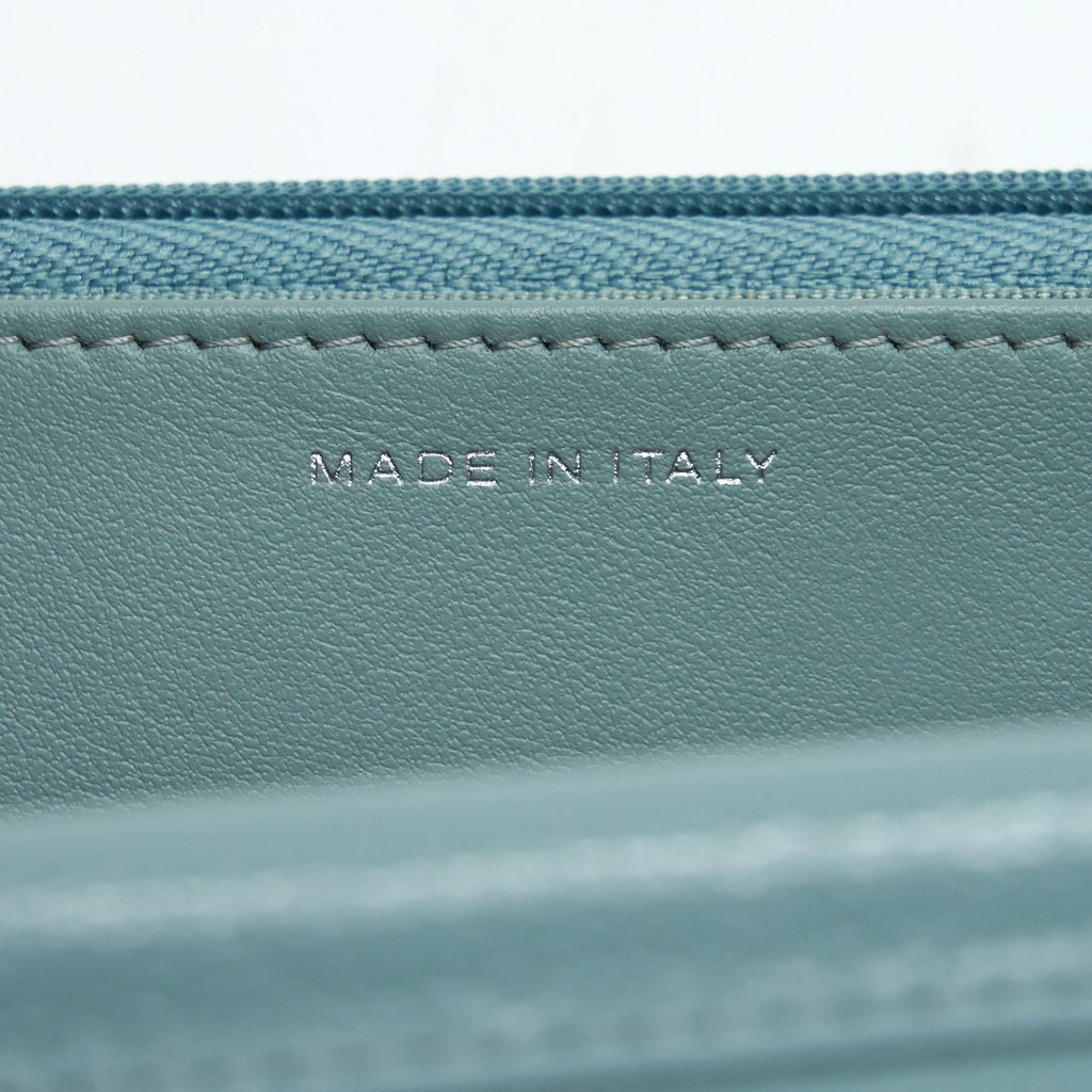 Chanel Wallet On Chain Caviar Pearly Light Blue