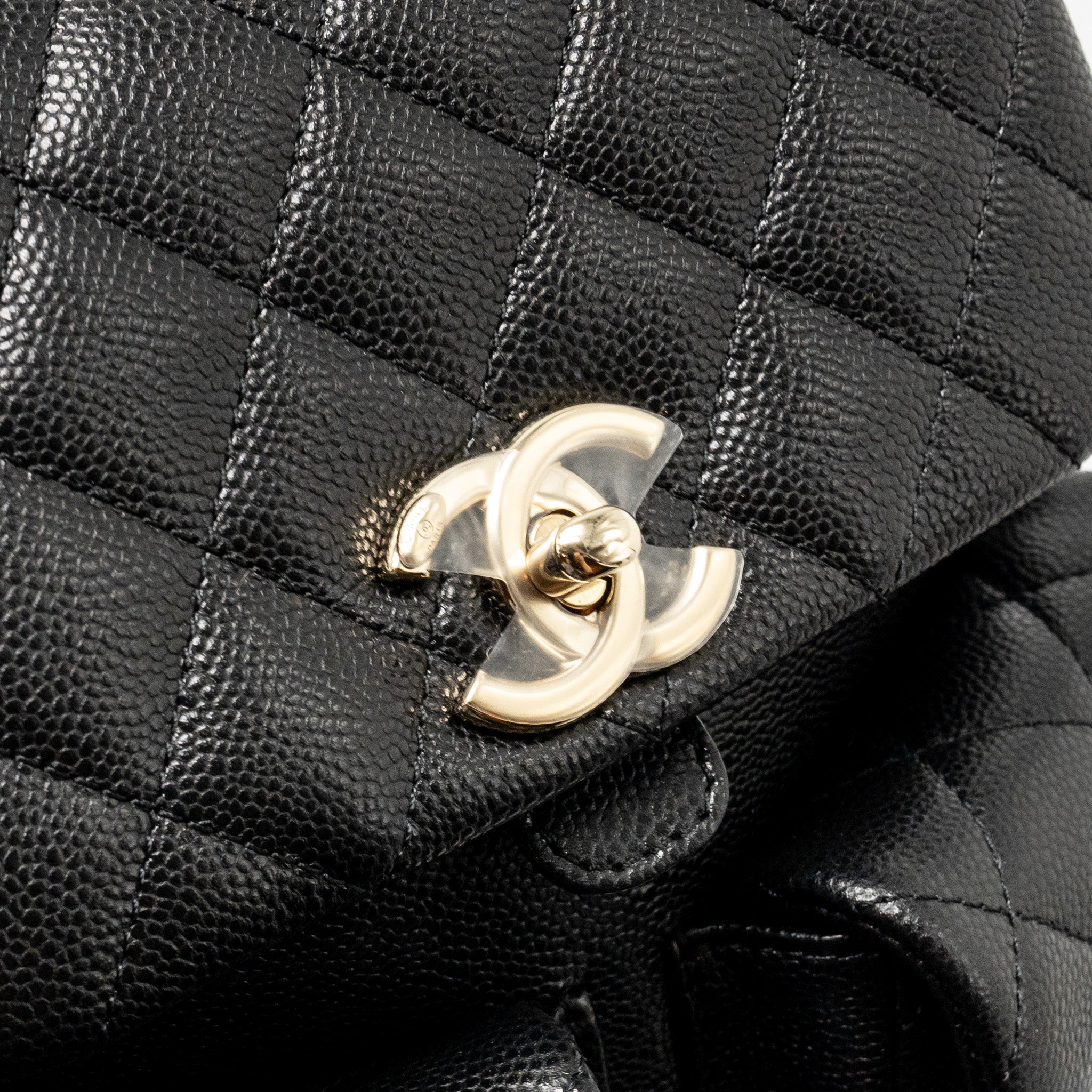 Chanel Triple Pack Duma Backpack Caviar Black L (Microchip)