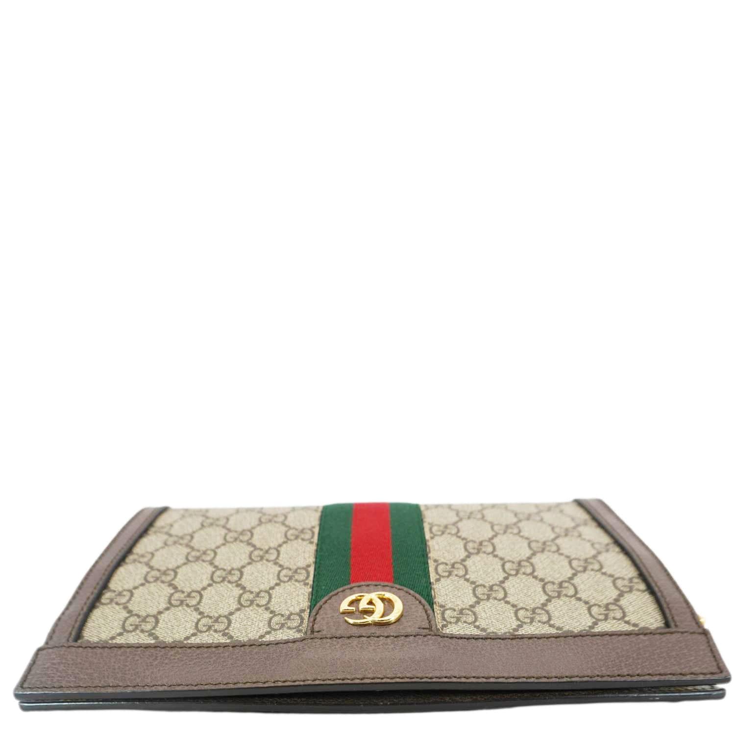 GUCCI Ophidia Medium GG Supreme Canvas Shoulder Bag Beige 503877