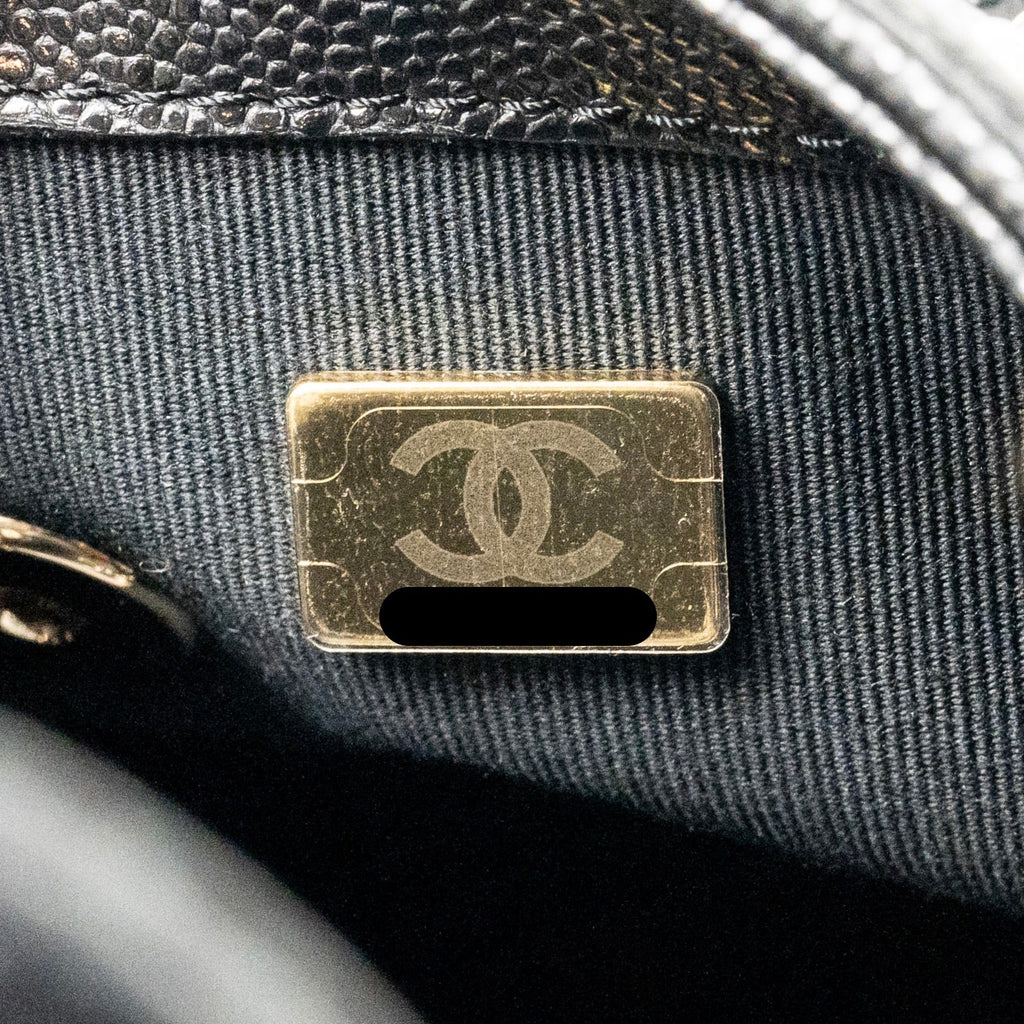 Chanel Triple Pack Duma Backpack Caviar Black L (Microchip)