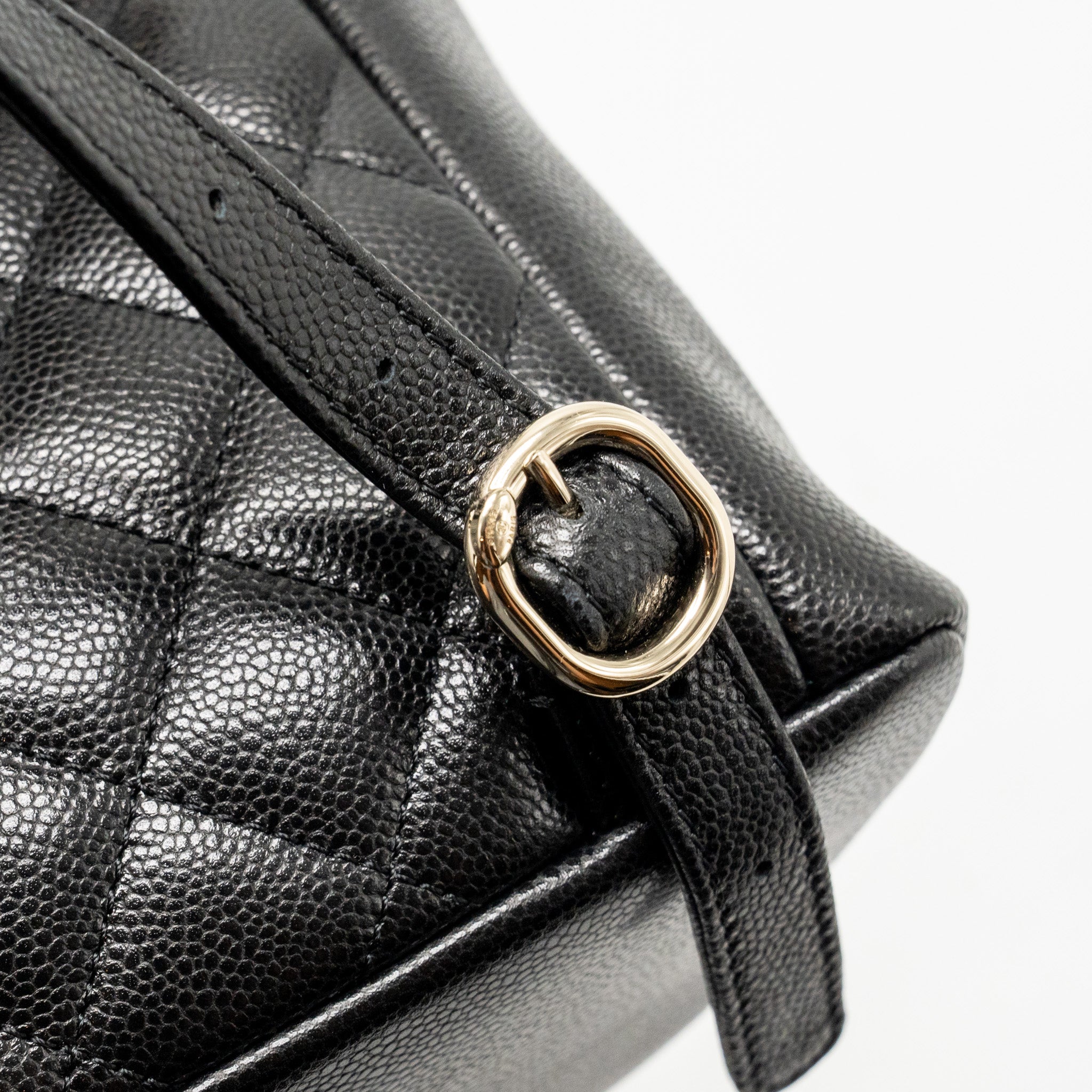 Chanel Triple Pack Duma Backpack Caviar Black L (Microchip)