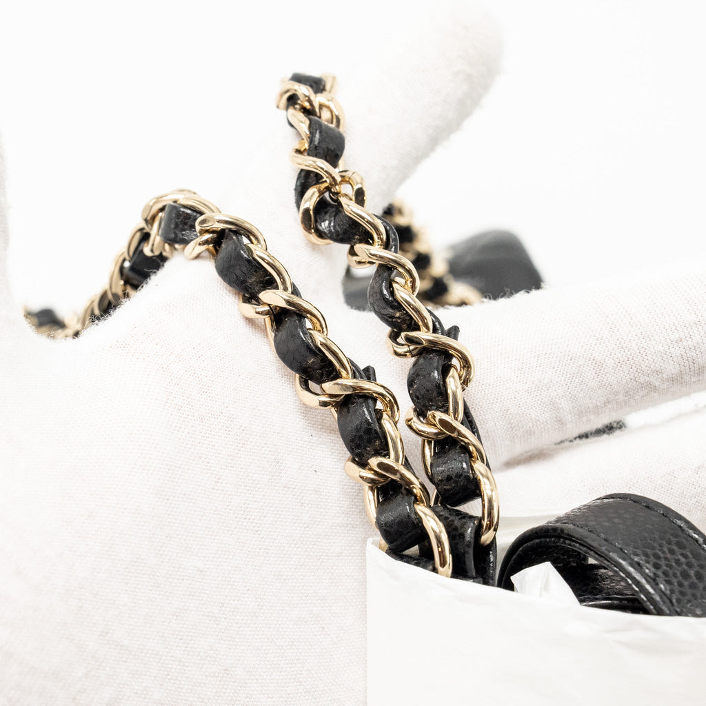 Chanel Triple Pack Duma Backpack Caviar Black L (Microchip)