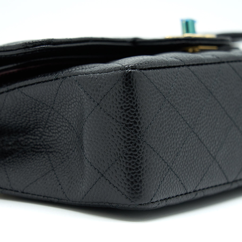 Chanel Small Classic Double Flap Caviar Black