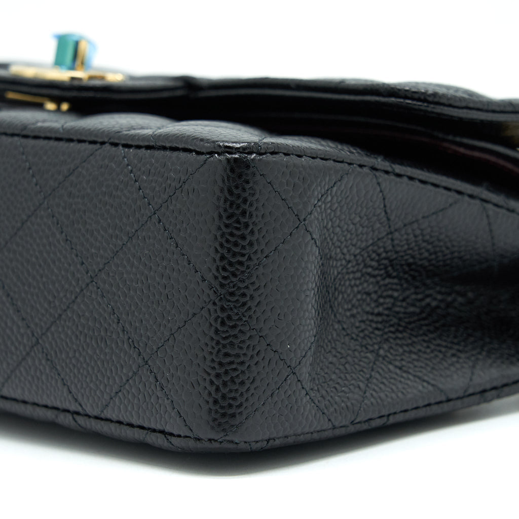 Chanel Small Classic Double Flap Caviar Black