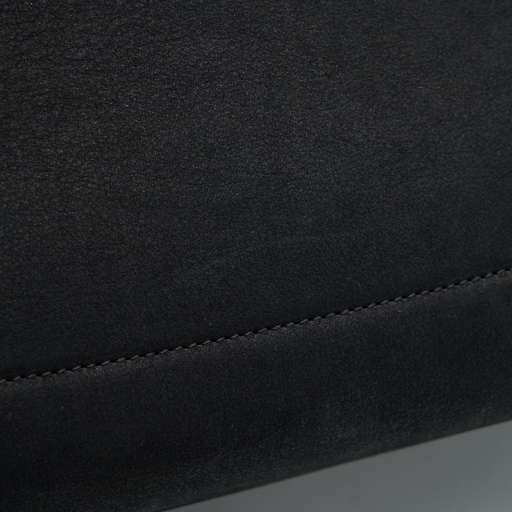 Chanel Suede Leather Tote Bag Black L