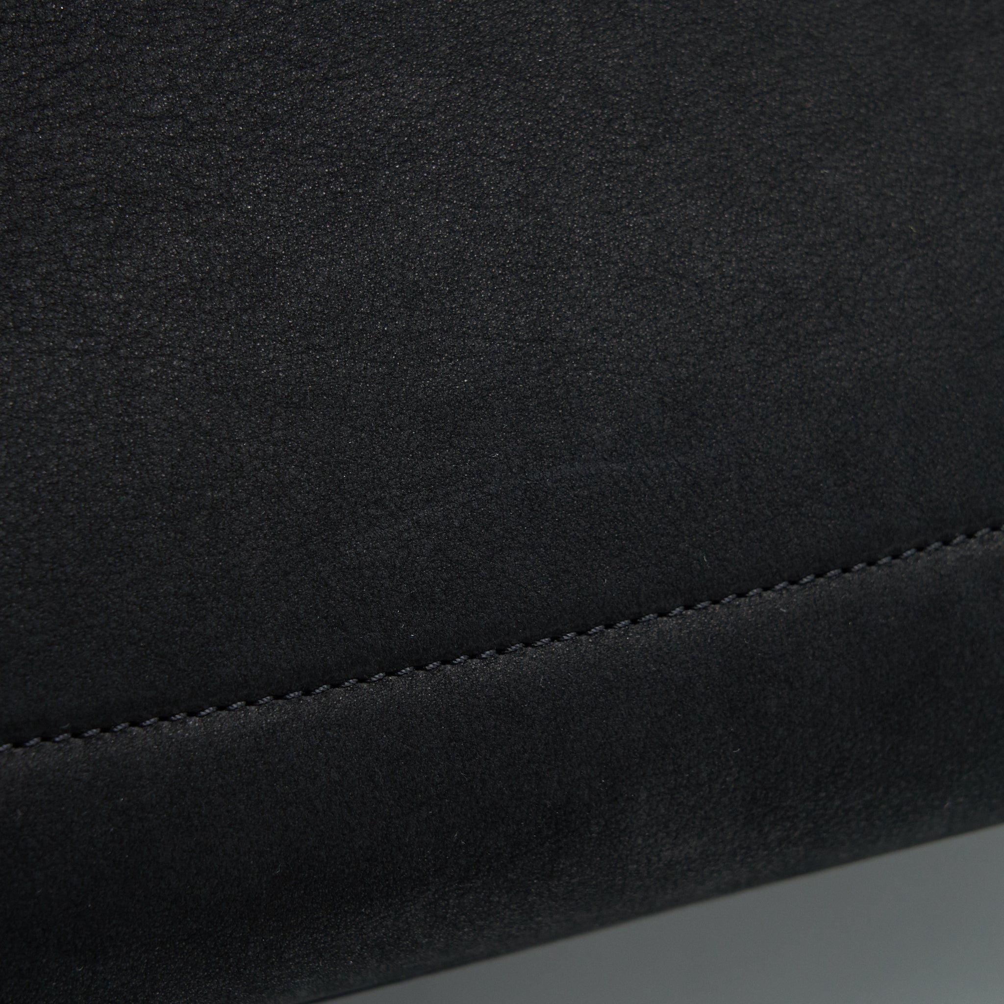 Chanel Suede Leather Tote Bag Black L