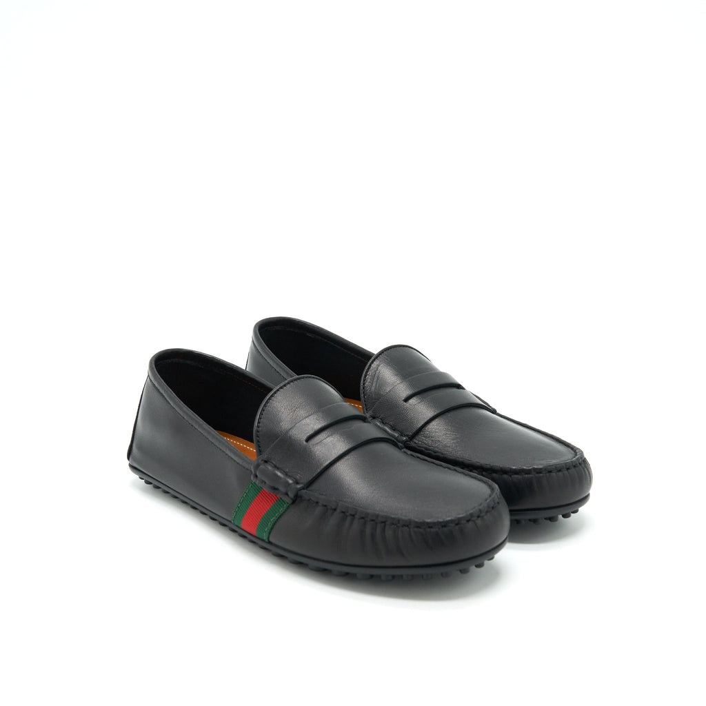 Gucci Size 5 Men�s Leather Loafer Black
