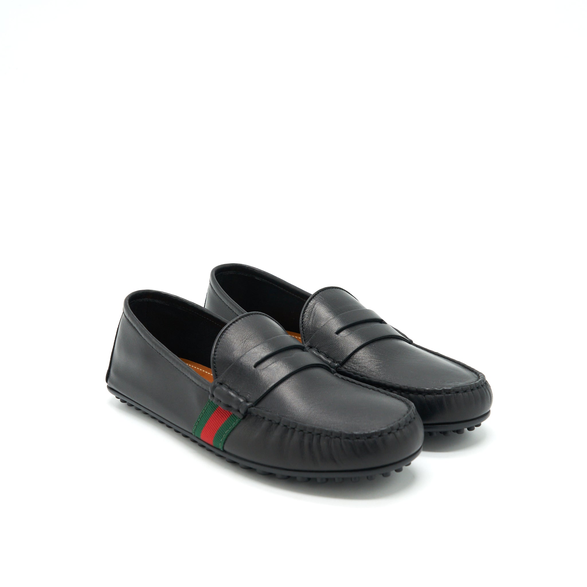 Gucci Size 5 Men�s Leather Loafer Black