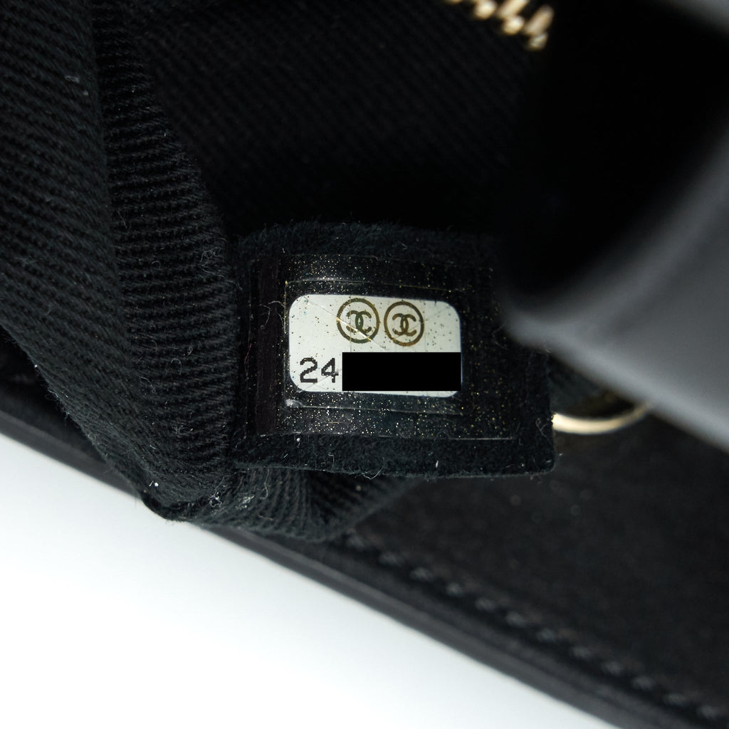 Chanel Suede Leather Tote Bag Black L