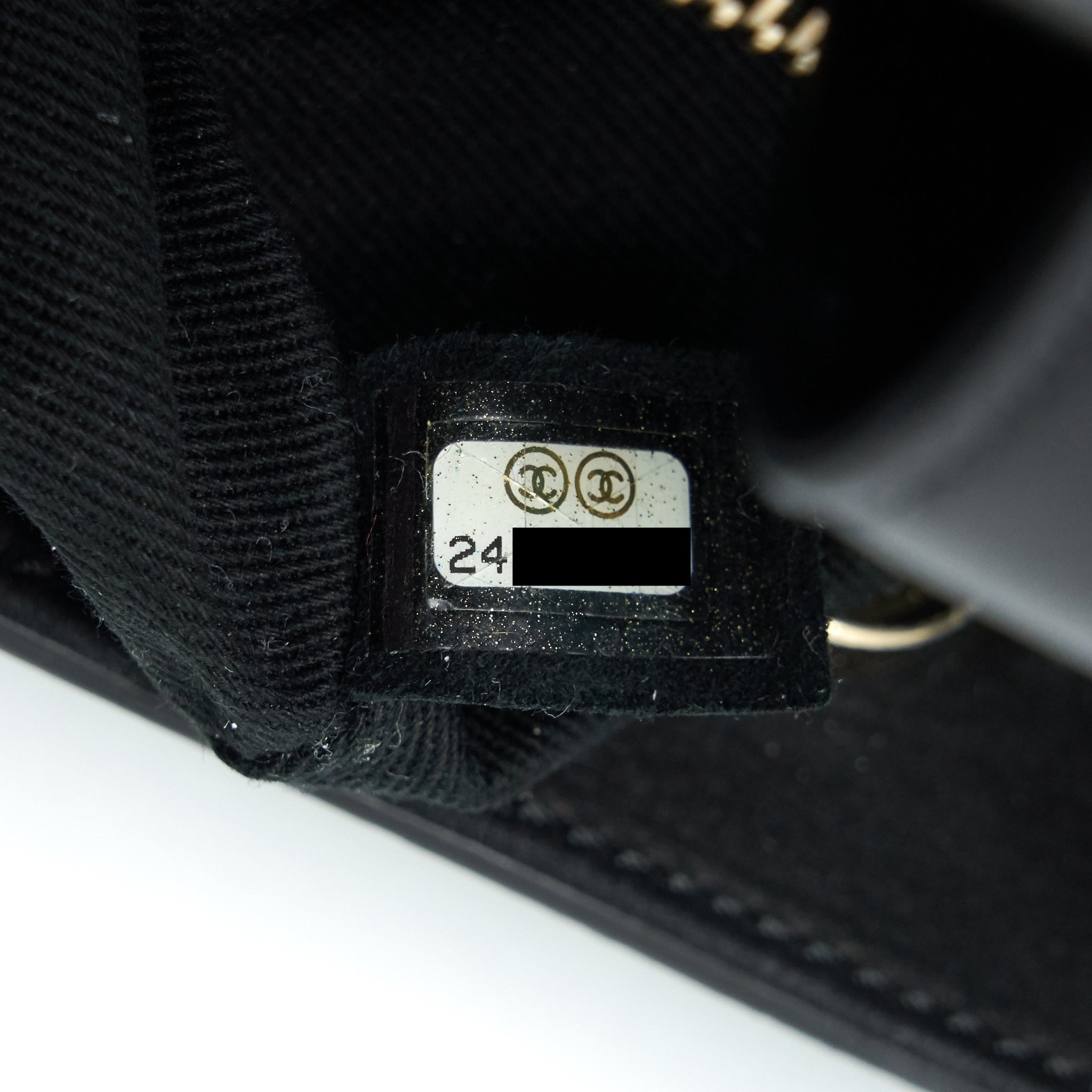 Chanel Suede Leather Tote Bag Black L
