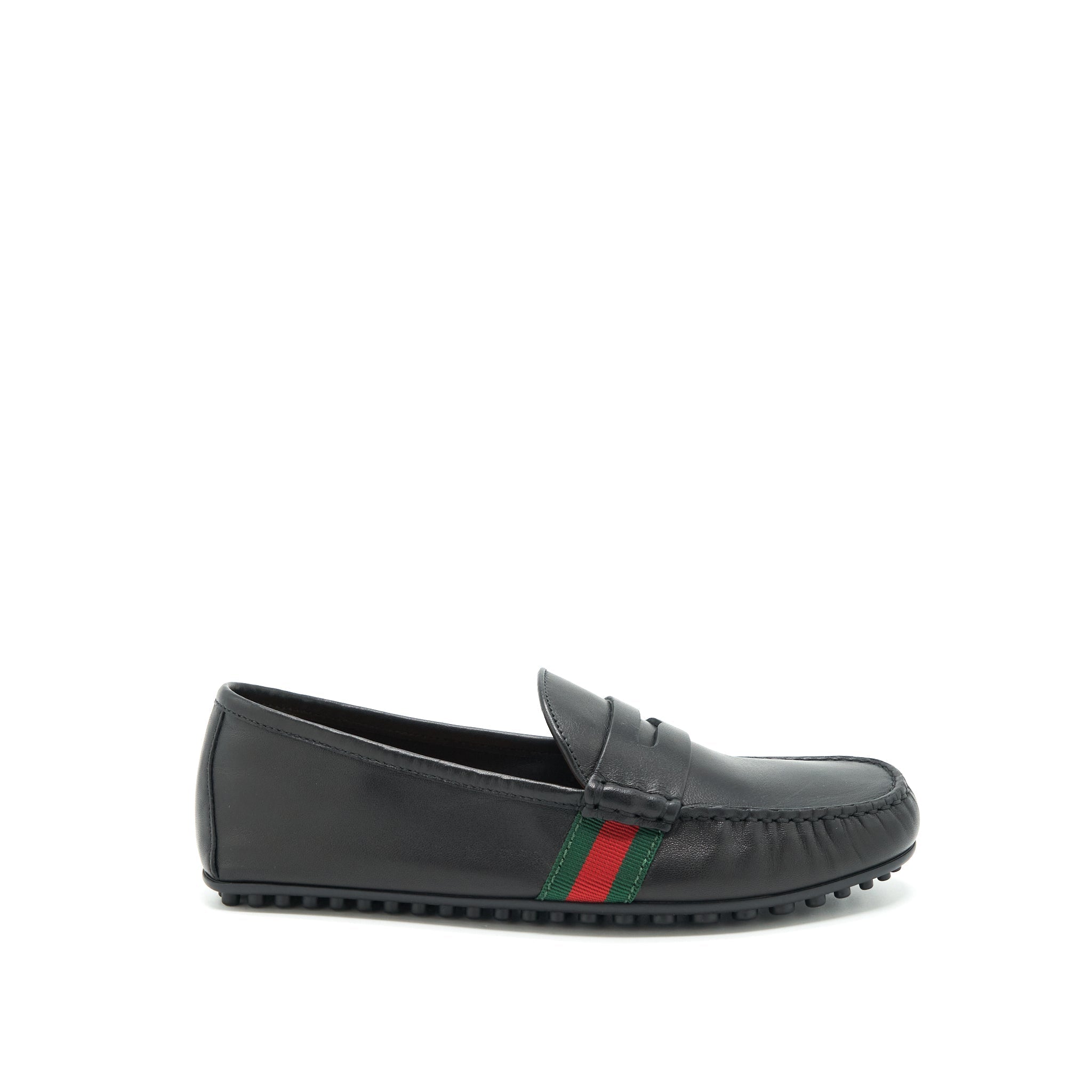 Gucci Size 5 Men�s Leather Loafer Black