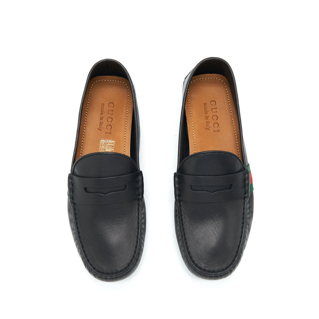 Gucci Size 5 Men�s Leather Loafer Black