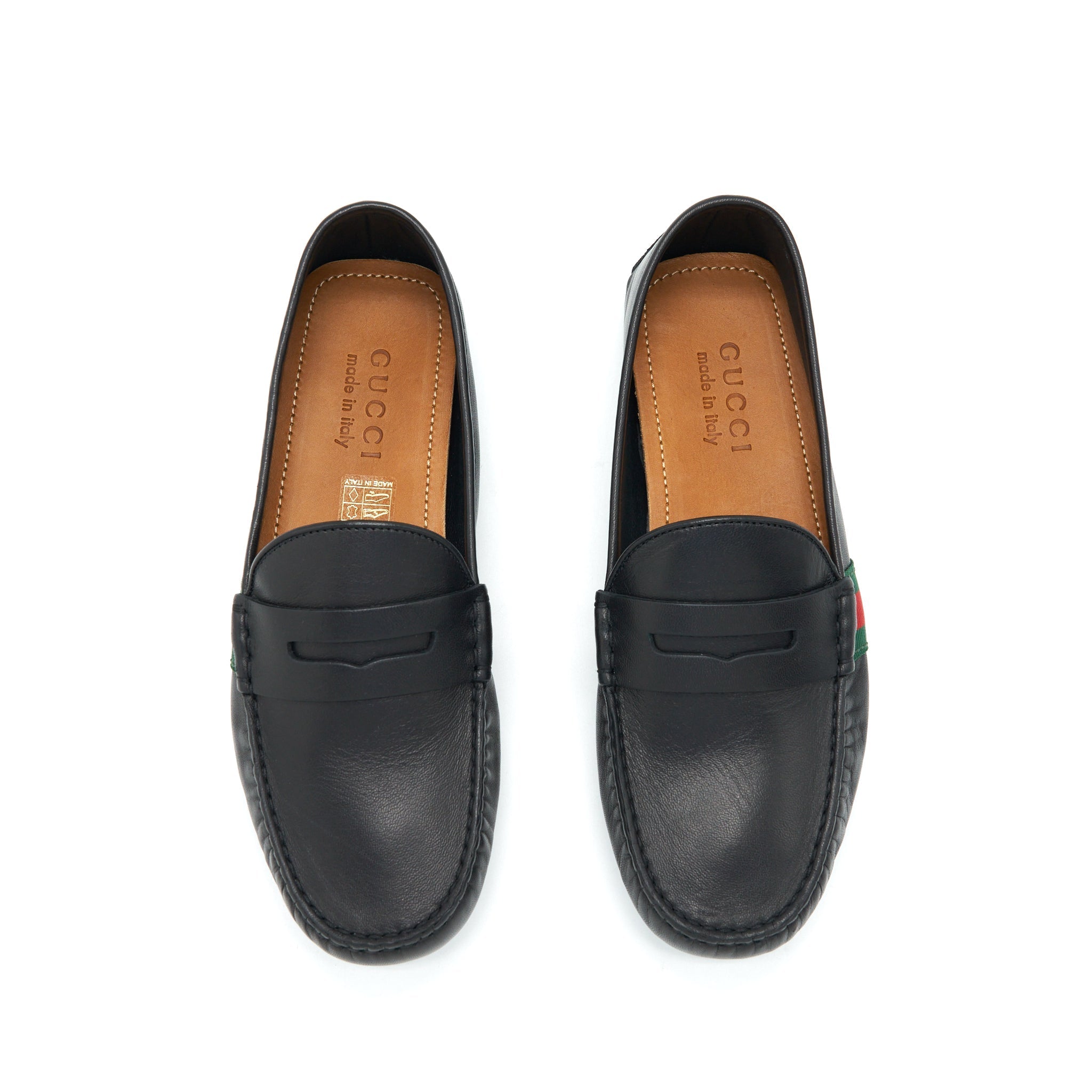 Gucci Size 5 Men�s Leather Loafer Black