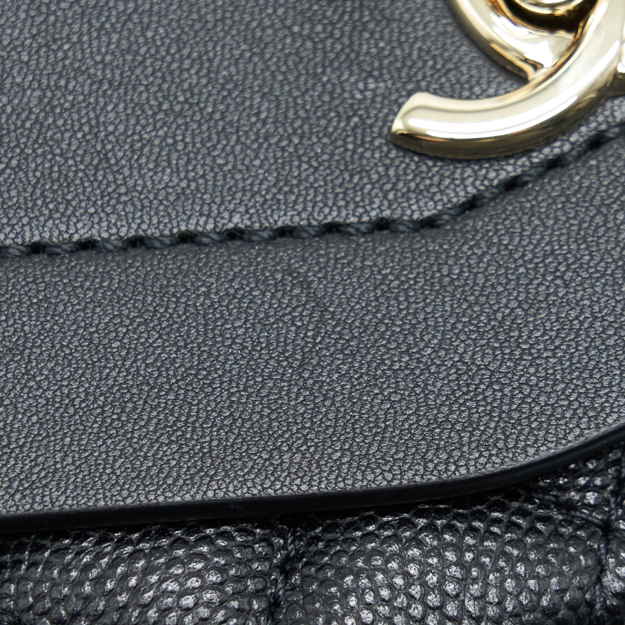 Chanel Flap Chain Bag Black L