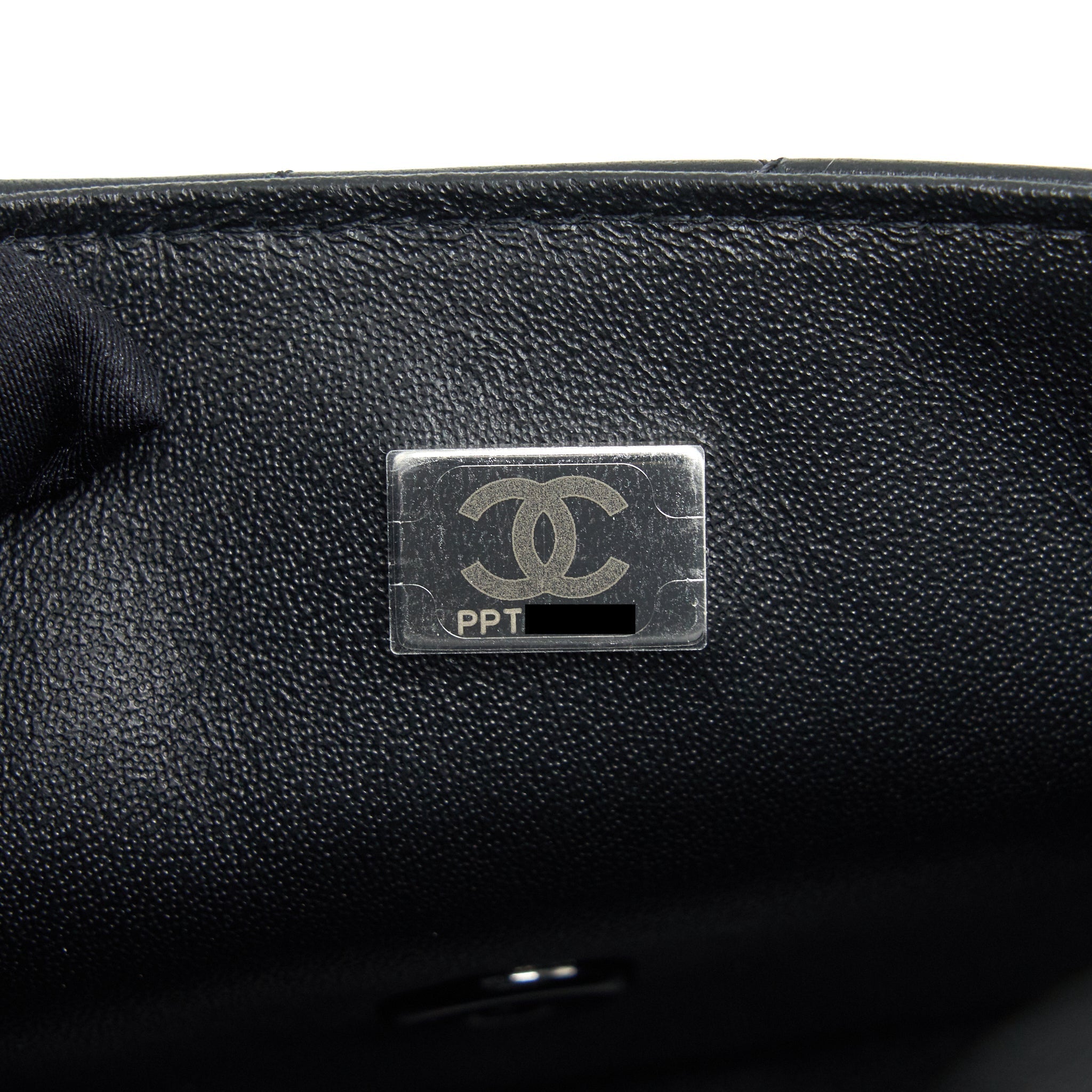 Chanel Mini Rectangular Lambskin black so black