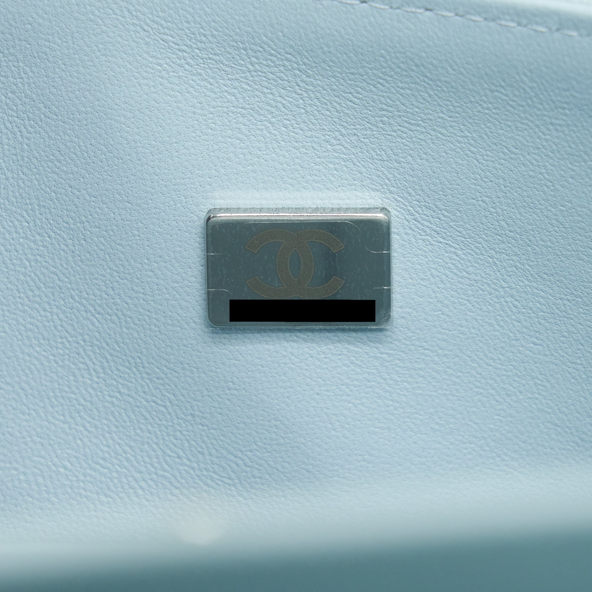 Chanel 21K Small Classic Double Flap Bag Caviar Light Blue