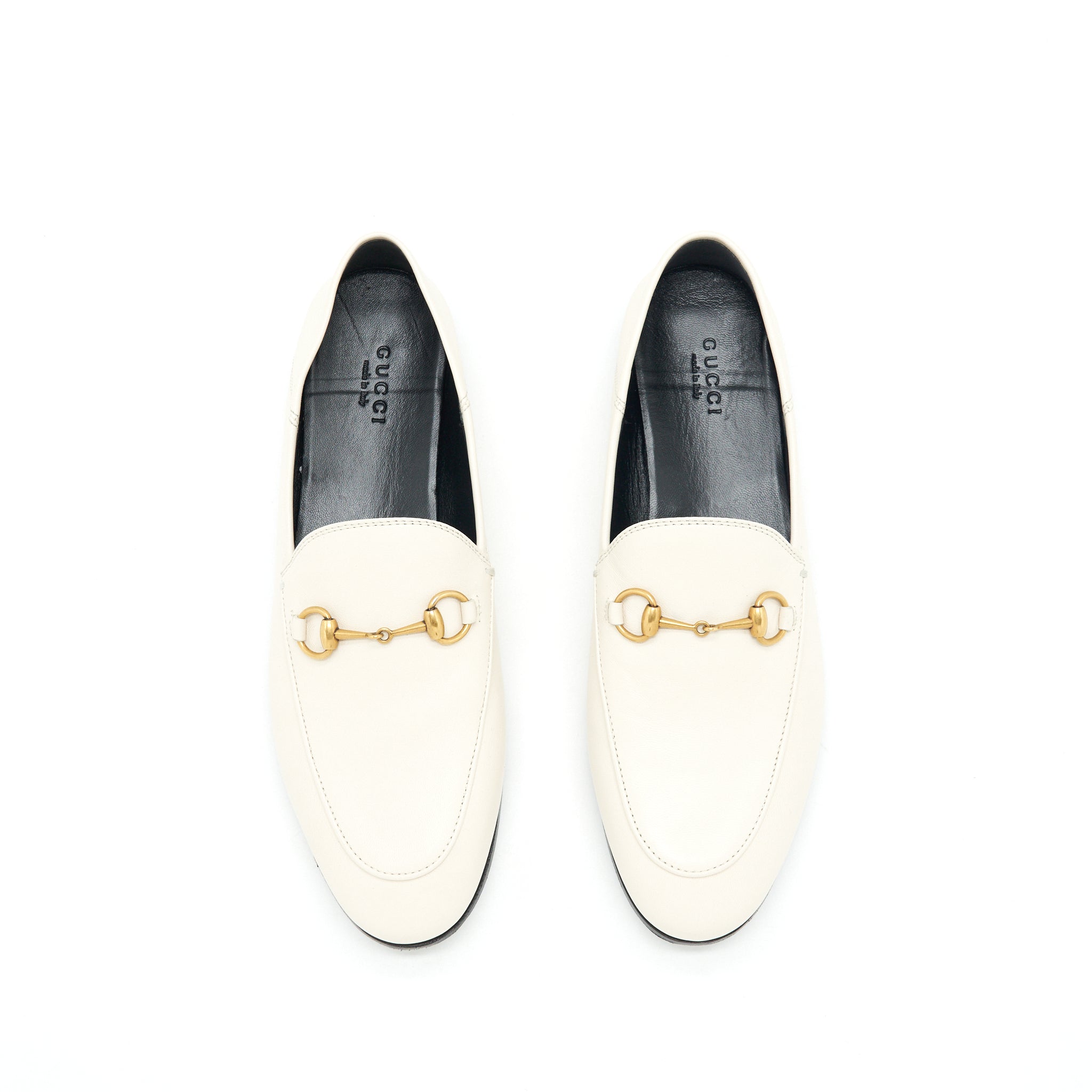 Gucci size38 Loafers 1953 Horsebit Cream