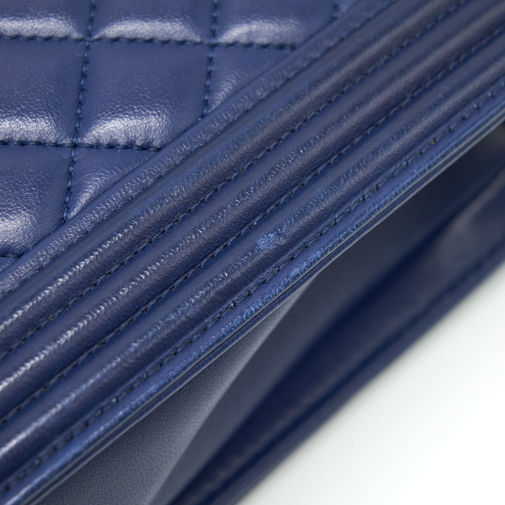 CHANEL LARGE LE BOY NAVY