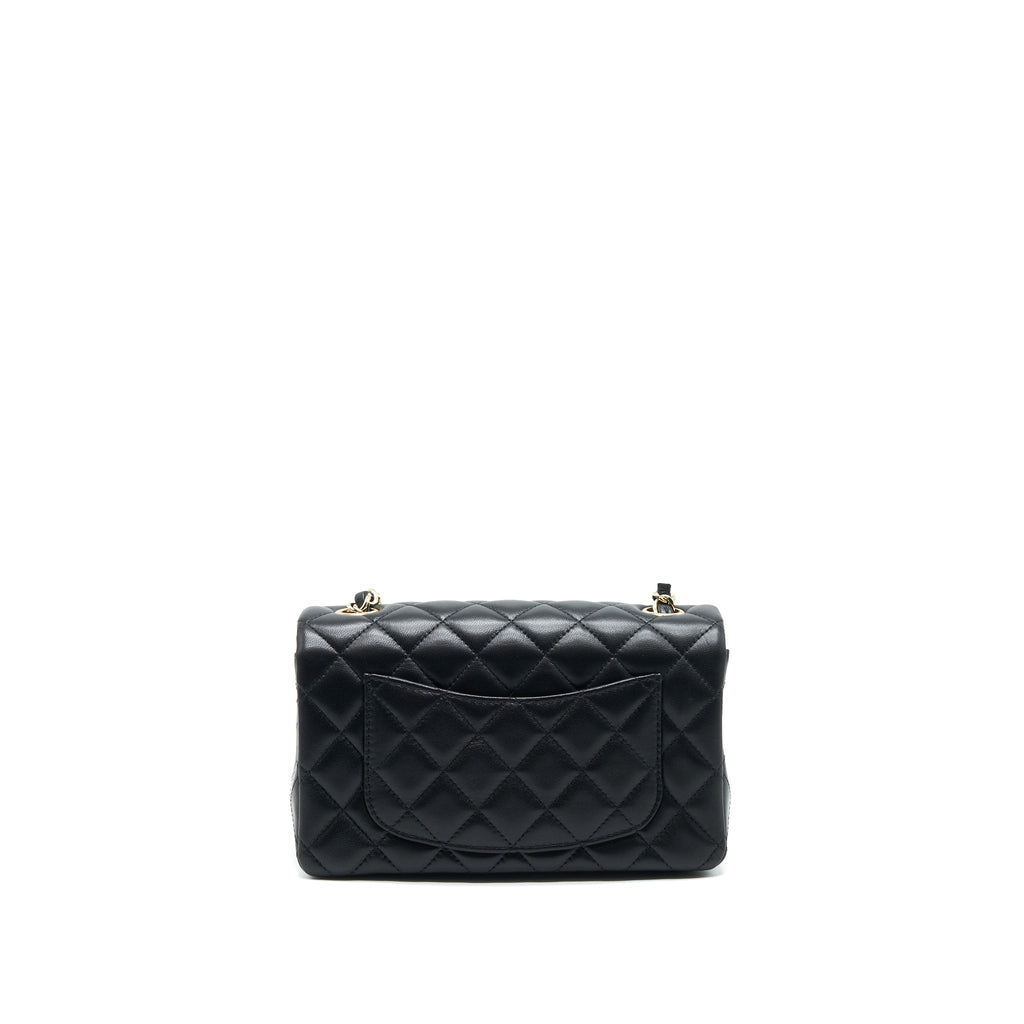 Chanel Mini Rectangular Flap Bag Lambskin L