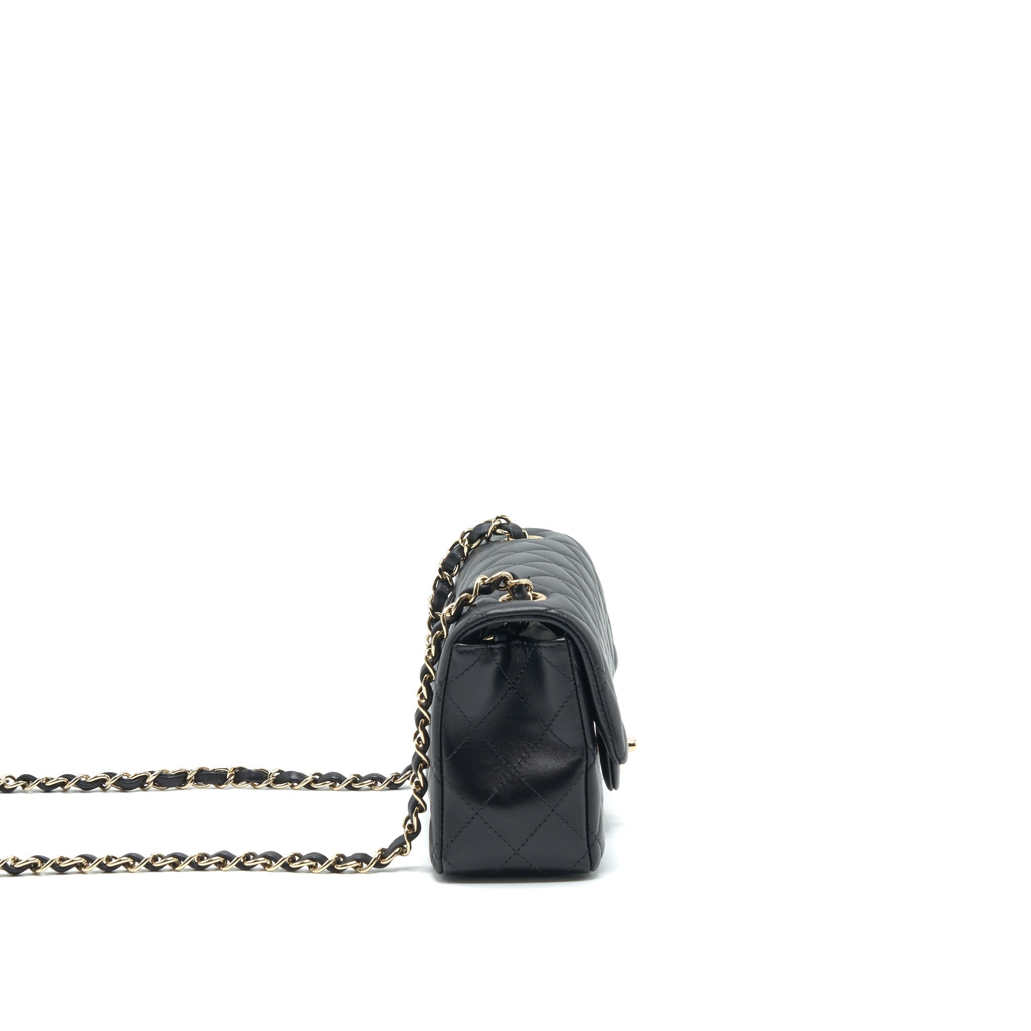 Chanel Mini Rectangular Flap Bag Lambskin L