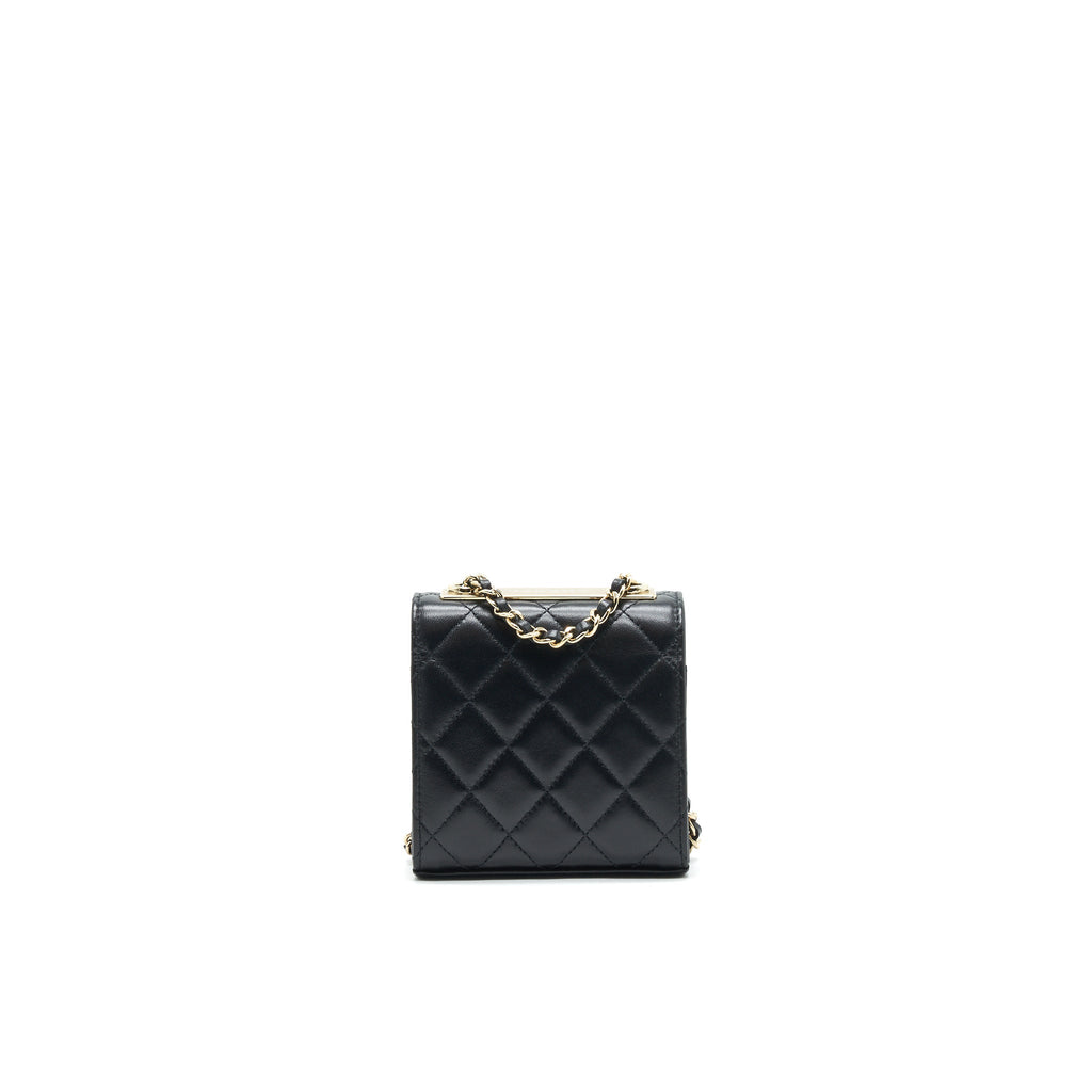 CHANEL MINI TRENDY CC CHAIN WALLET BLACK L