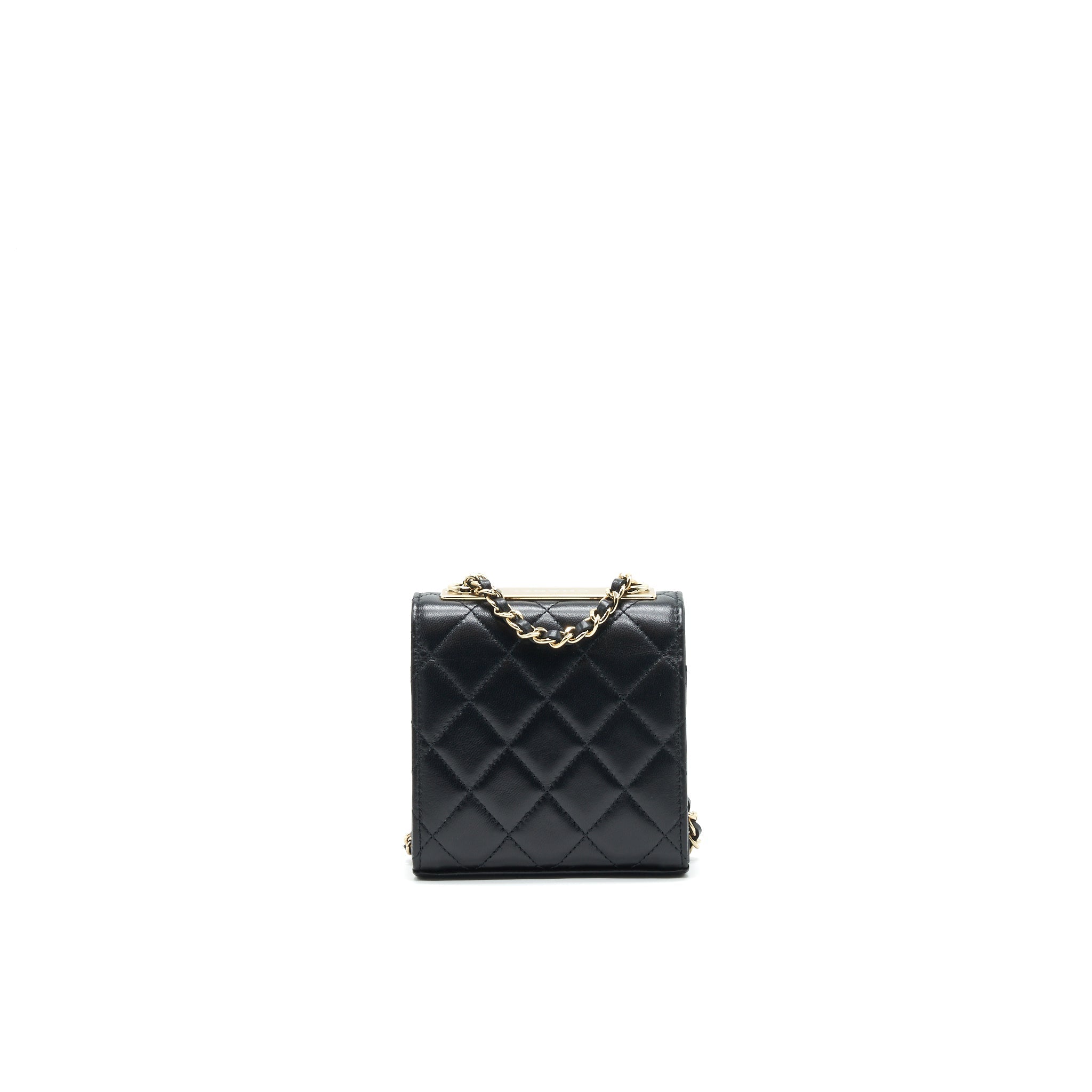CHANEL MINI TRENDY CC CHAIN WALLET BLACK L