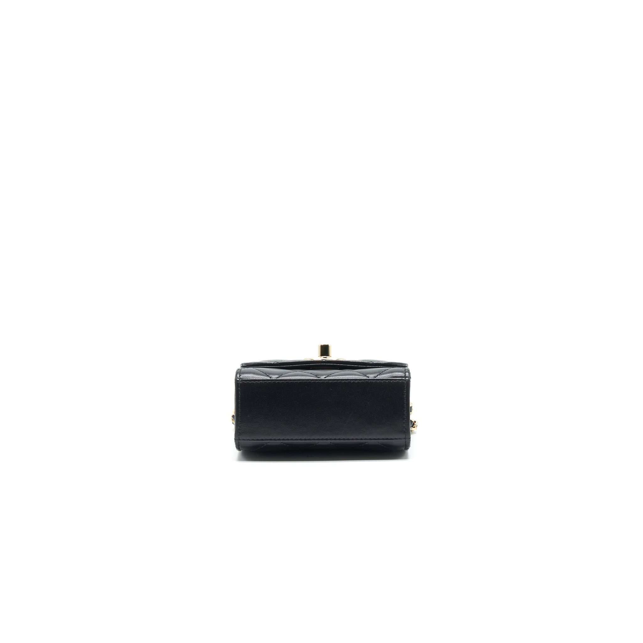 CHANEL MINI TRENDY CC CHAIN WALLET BLACK L